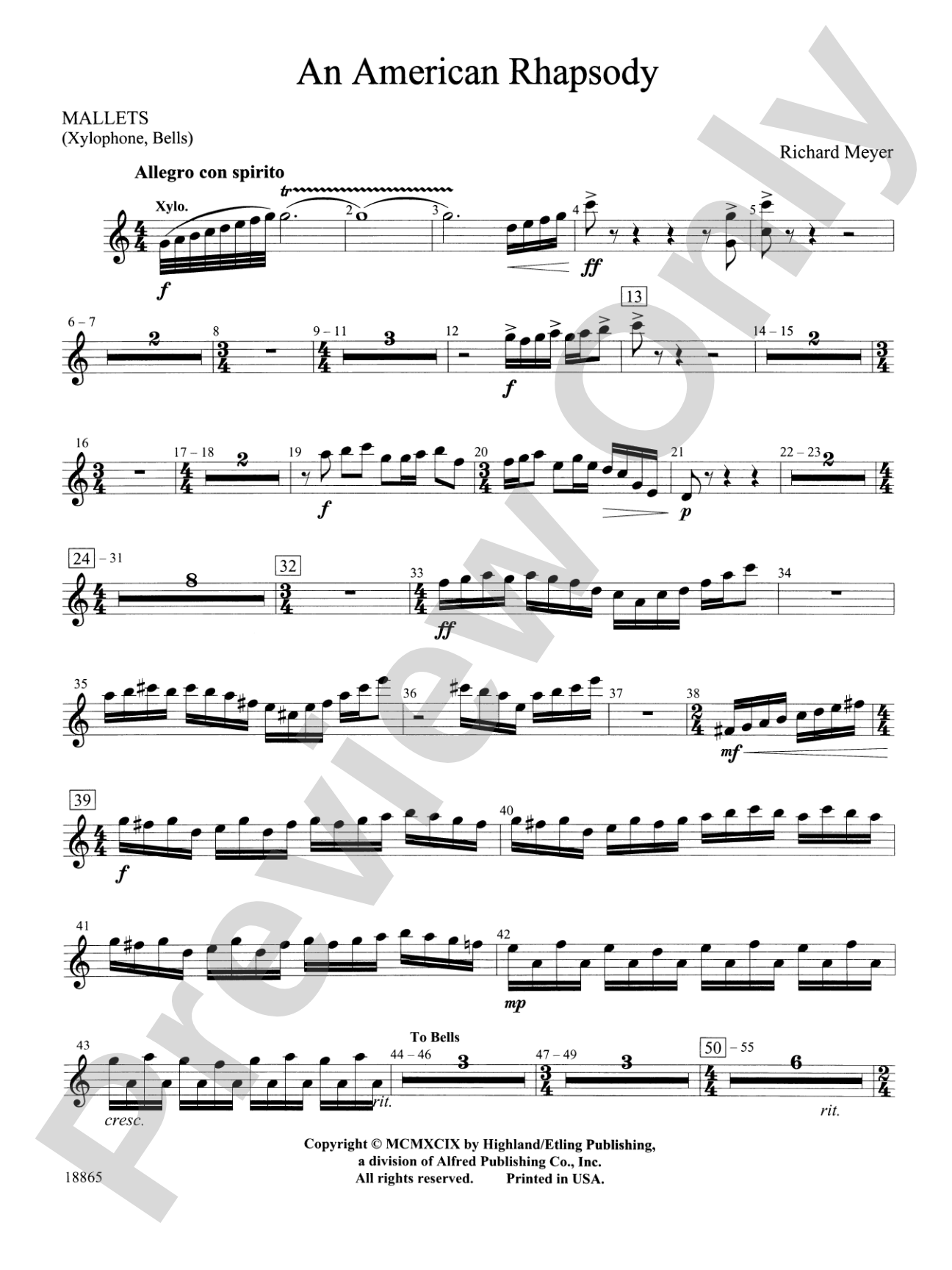 An American Rhapsody: Mallets