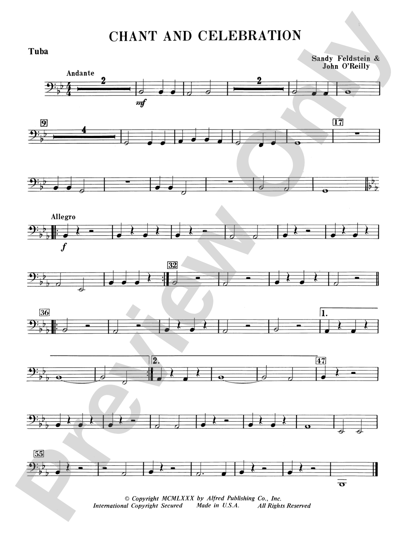 Chant and Celebration: Tuba