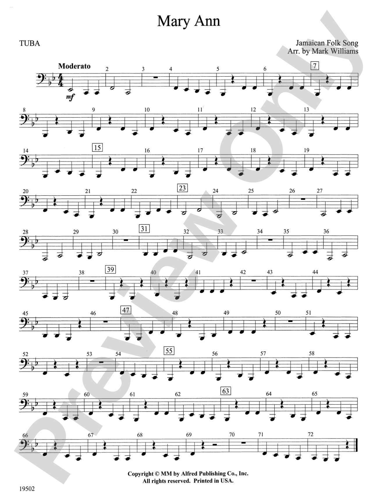 Mary Ann: Tuba