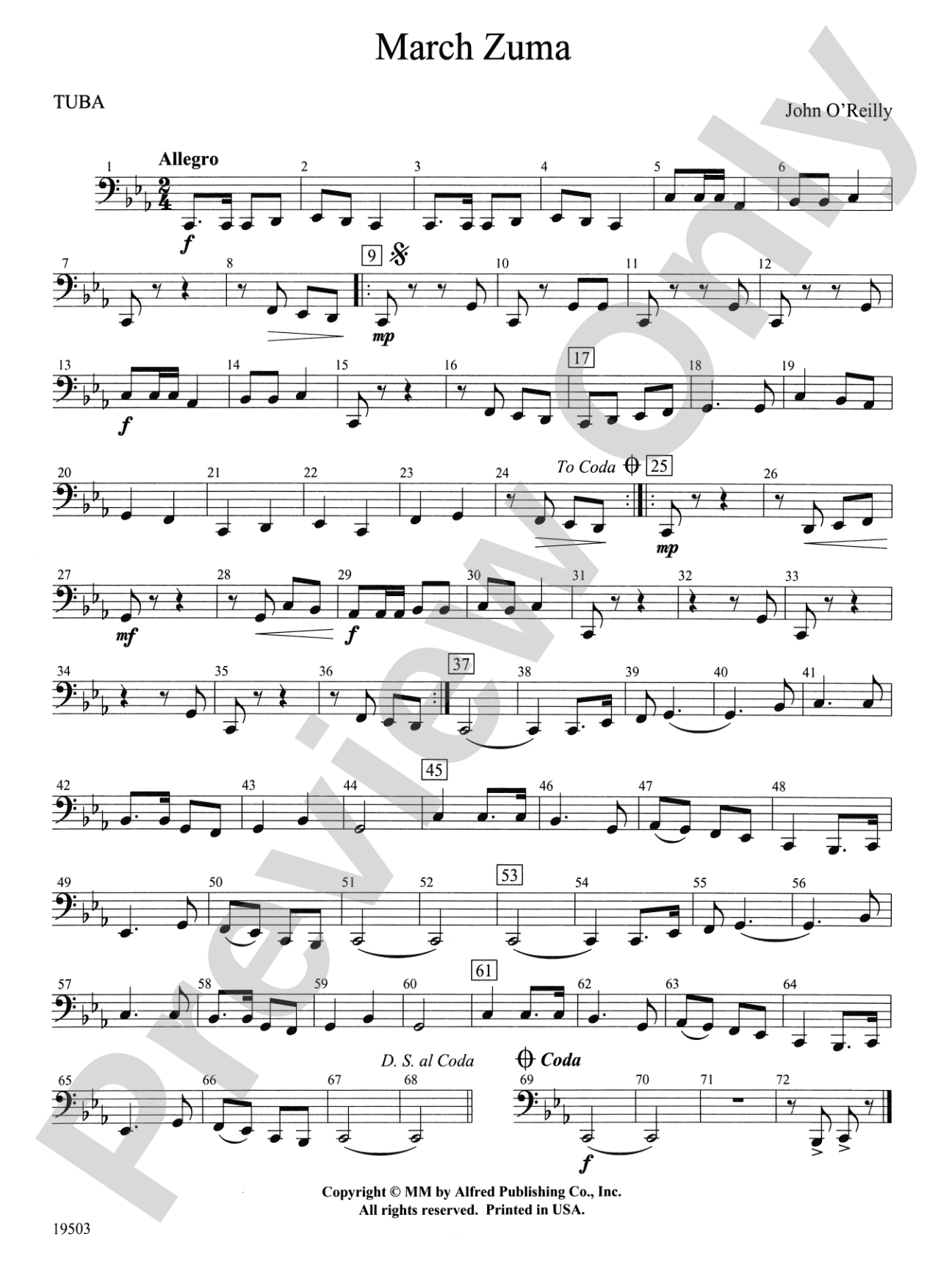 March Zuma: Tuba