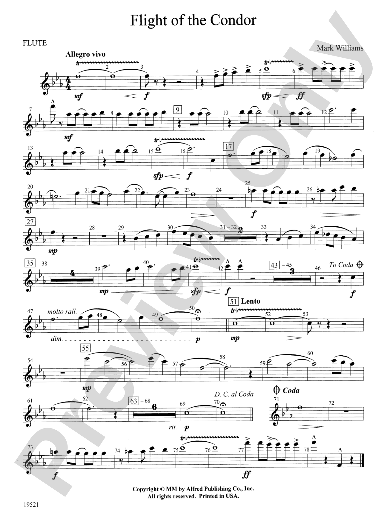 Flight of the Condor: Flute
