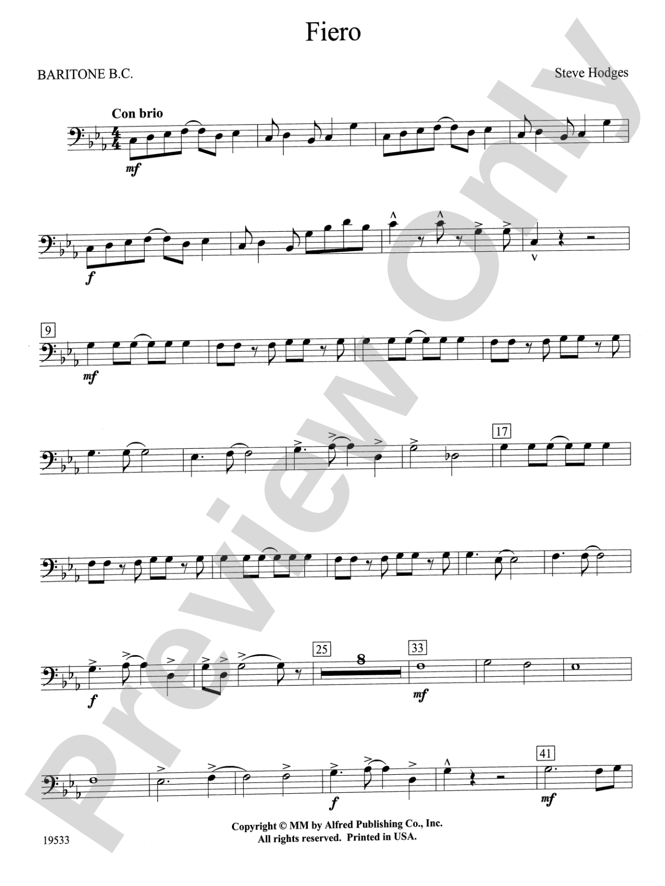 Fiero: Baritone B.C.