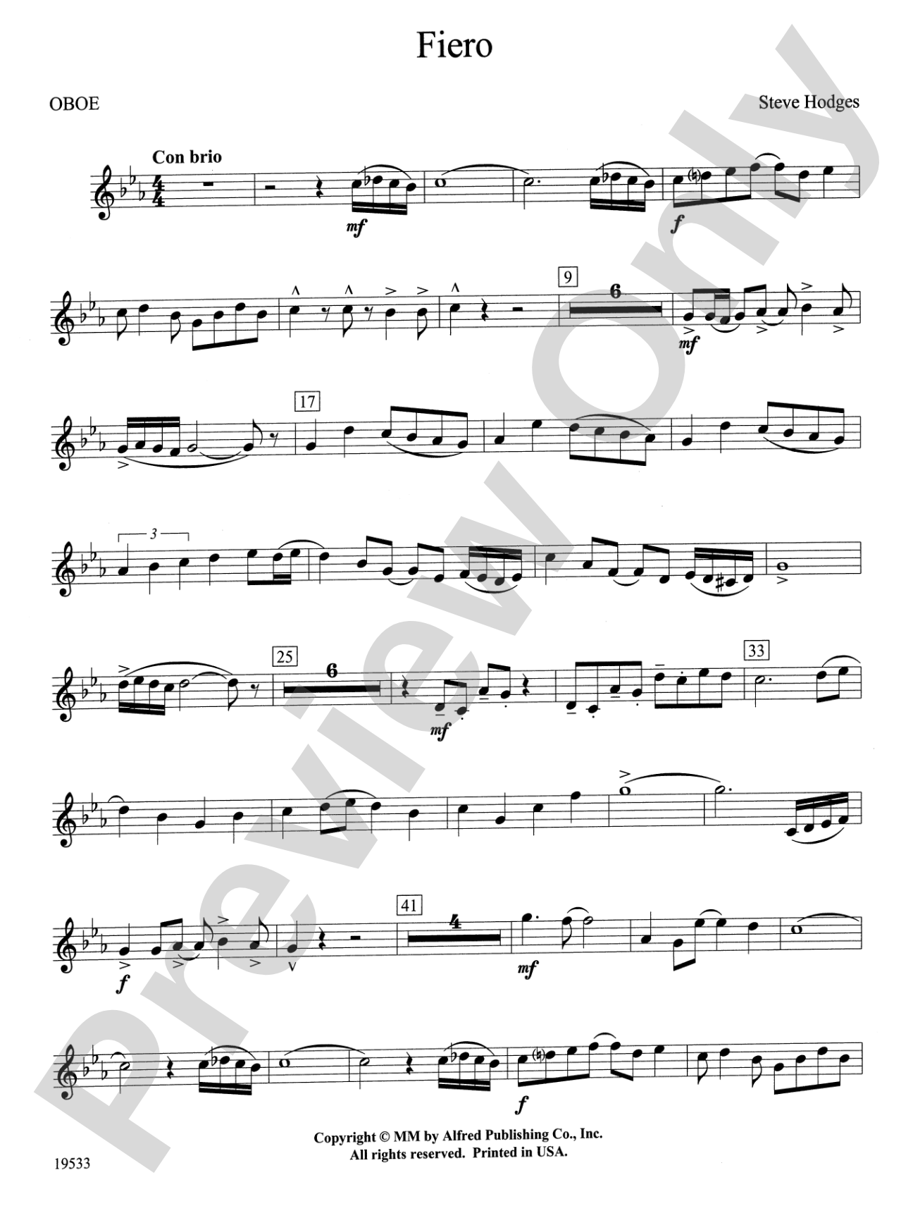 Fiero: Oboe