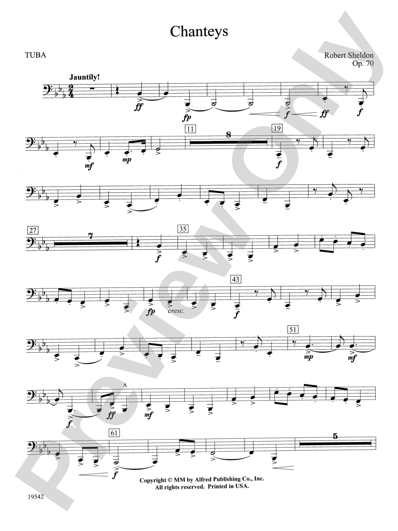 Chanteys: Tuba