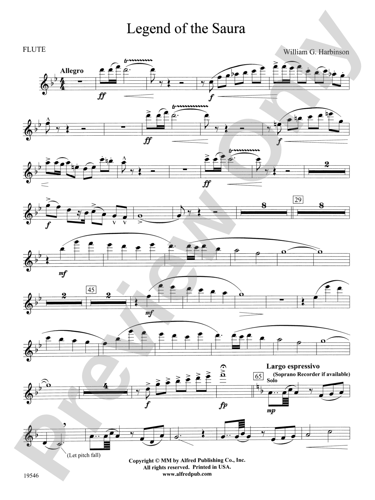 Legend of the Saura: Flute