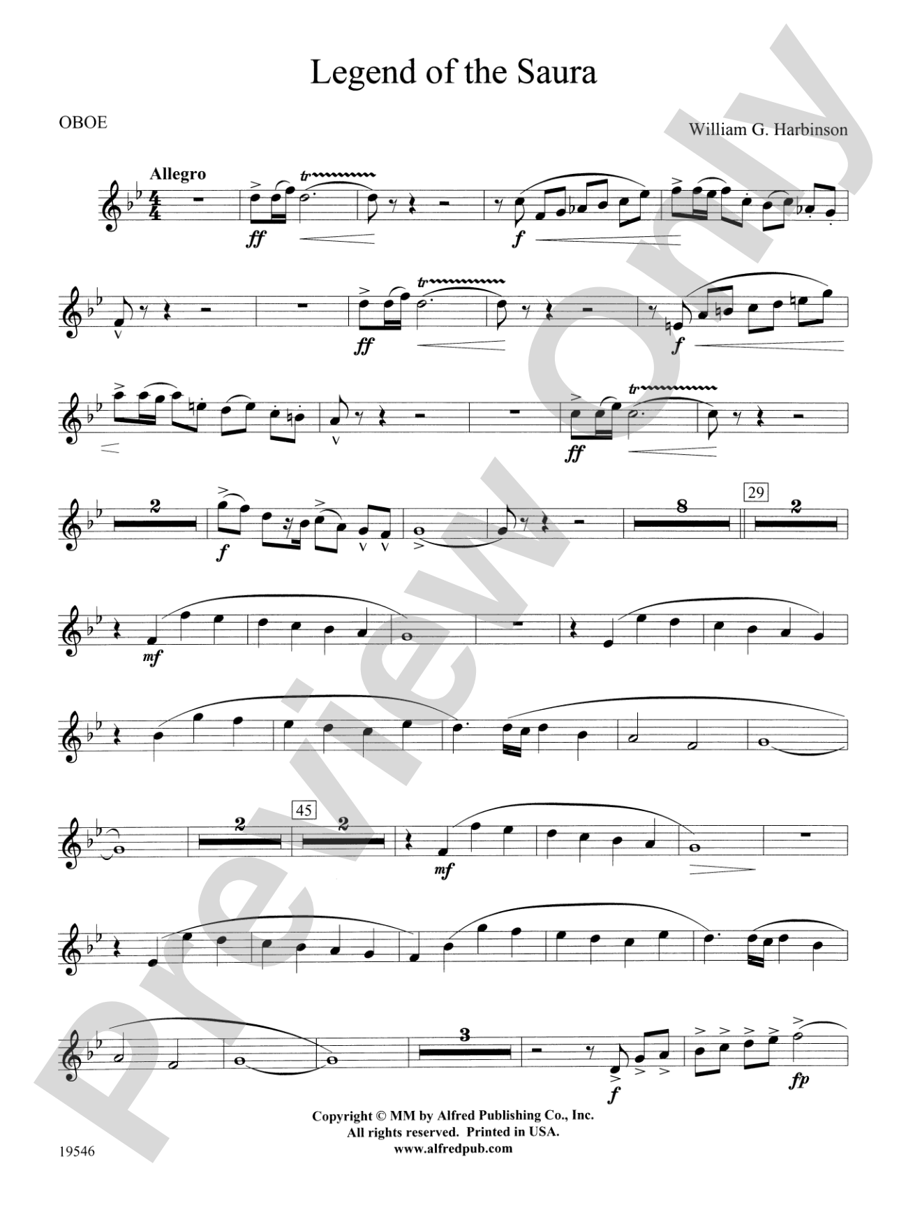 Legend of the Saura: Oboe