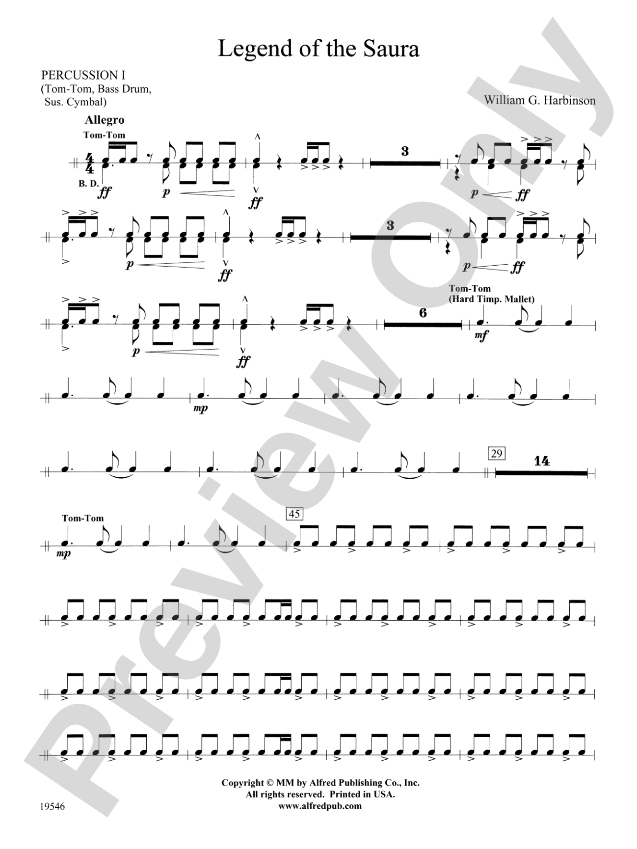 Legend of the Saura: 1st Percussion