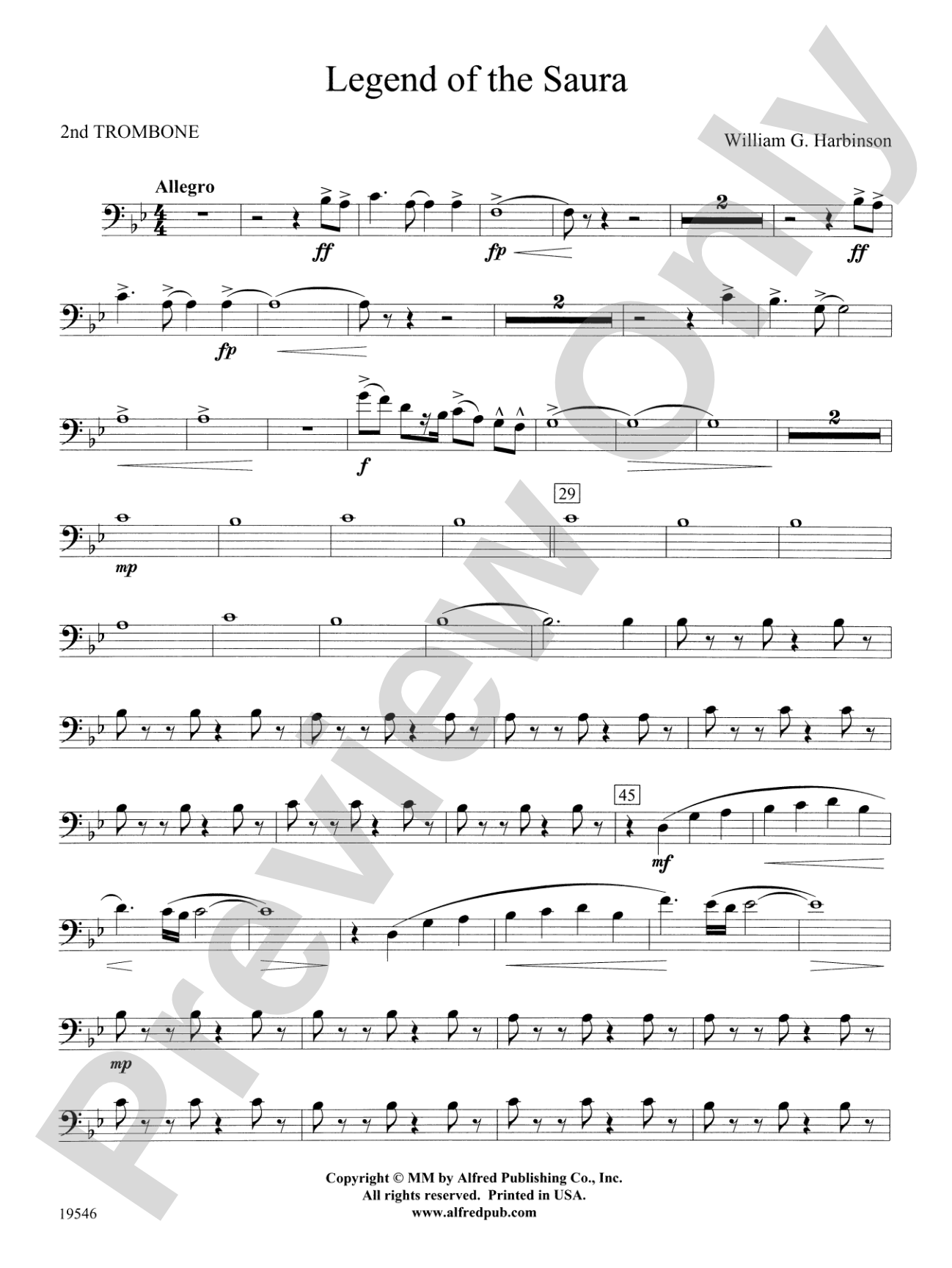 Legend of the Saura: 2nd Trombone