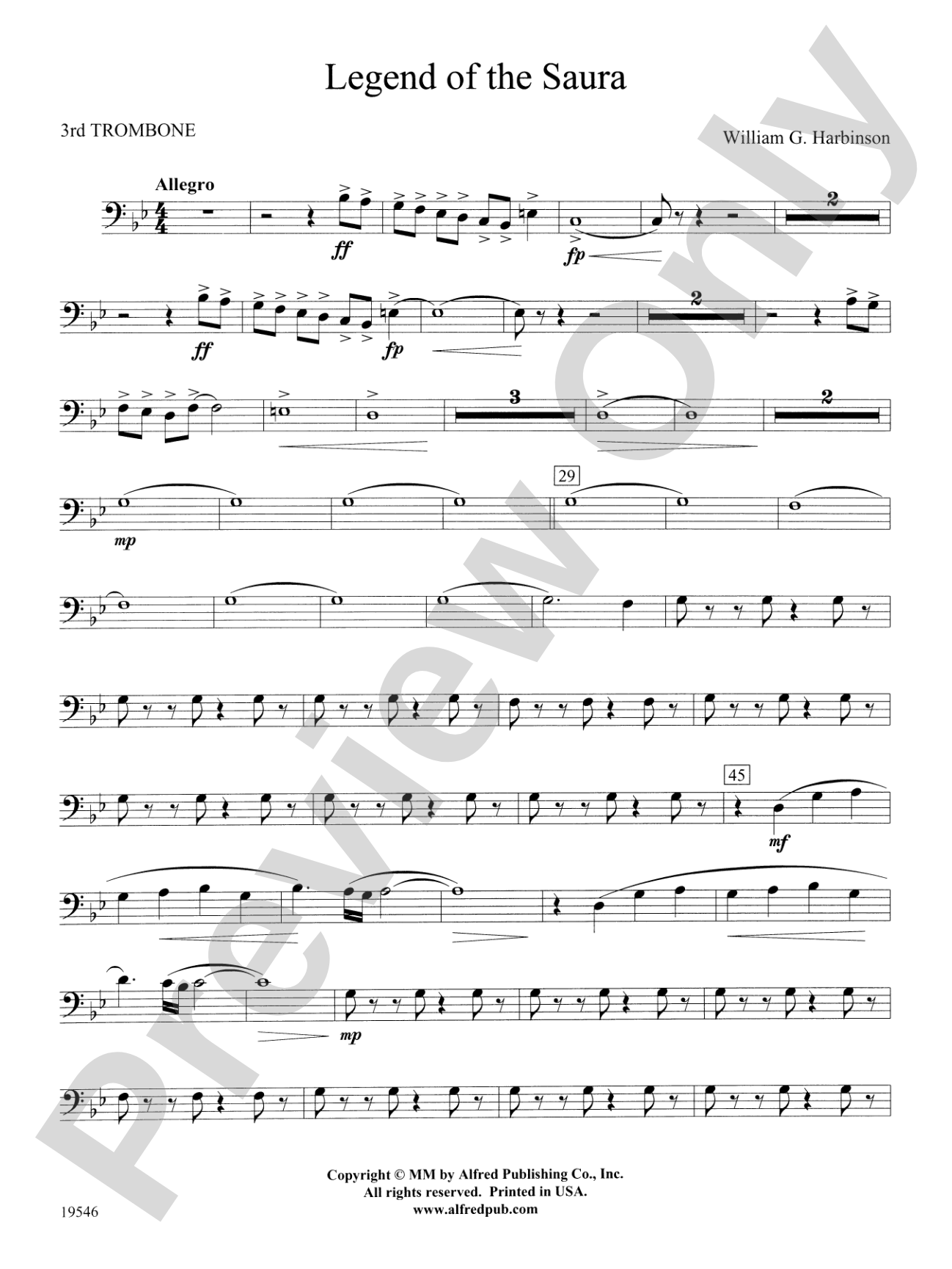 Legend of the Saura: 3rd Trombone