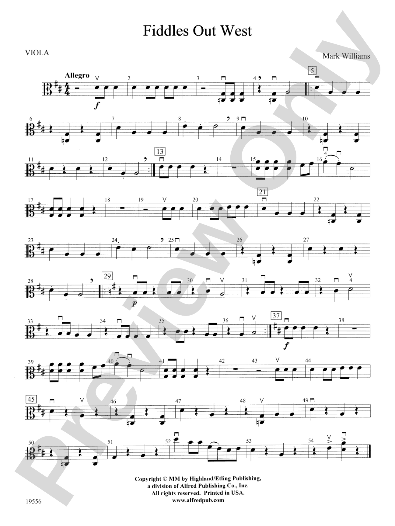 Fiddles Out West: Viola