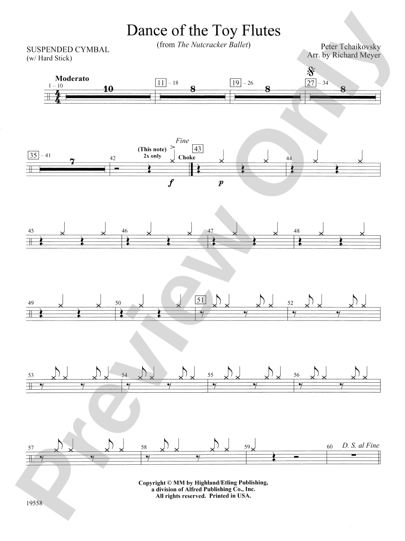 Dance of the Toy Flutes: Timpani