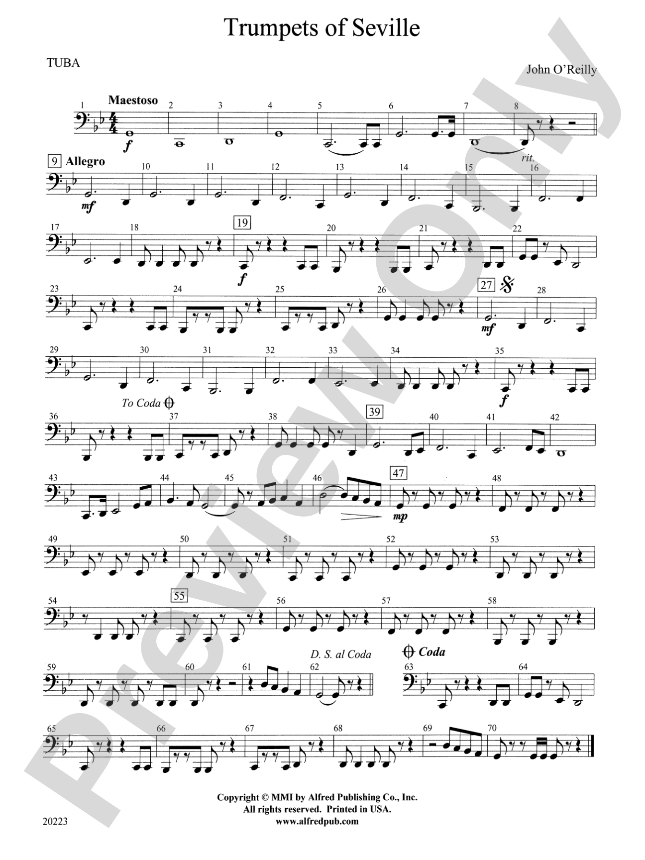 Trumpets of Seville: Tuba