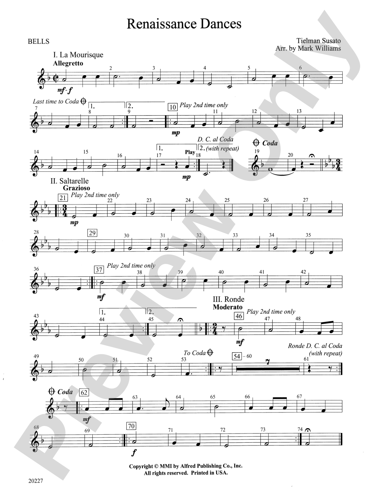 Renaissance Dances: Bells