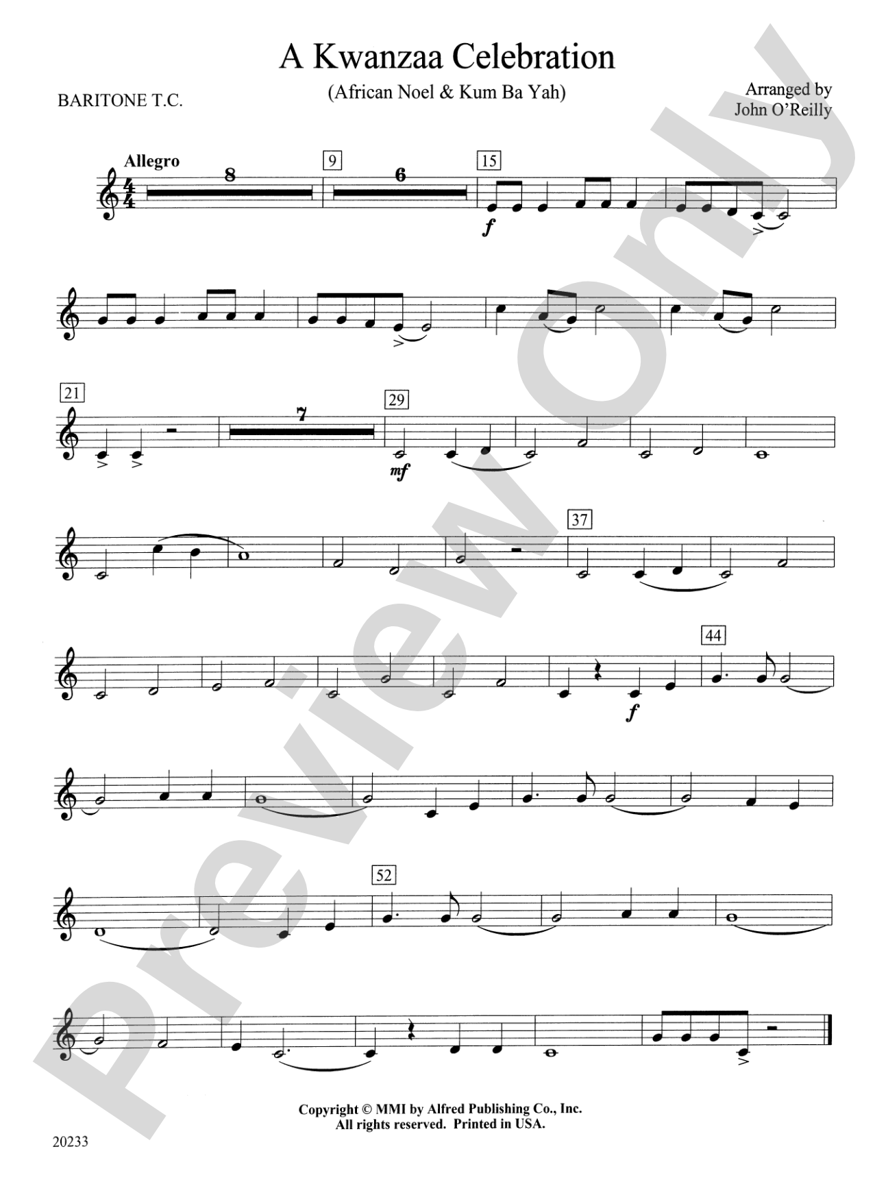 A Kwanzaa Celebration: Baritone T.C.