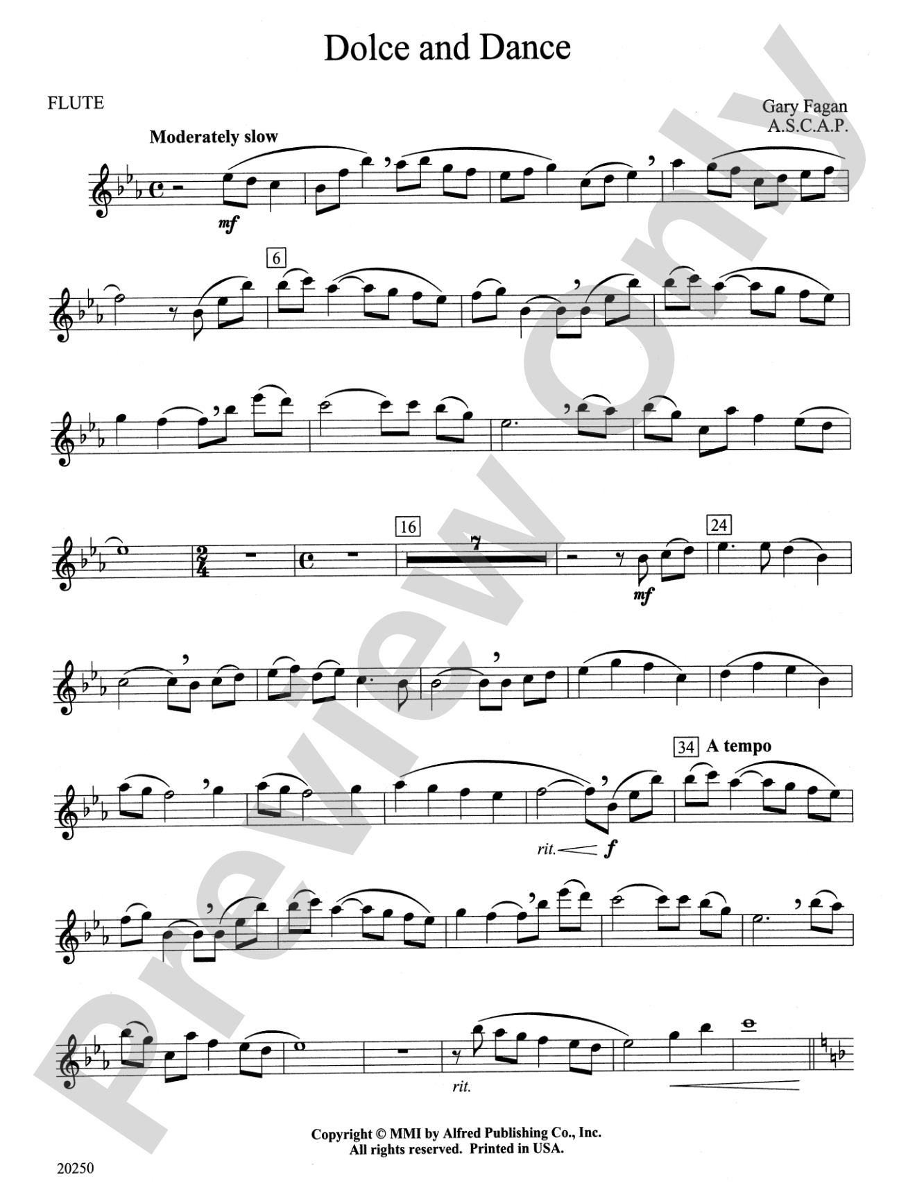 Dolce and Dance: Flute