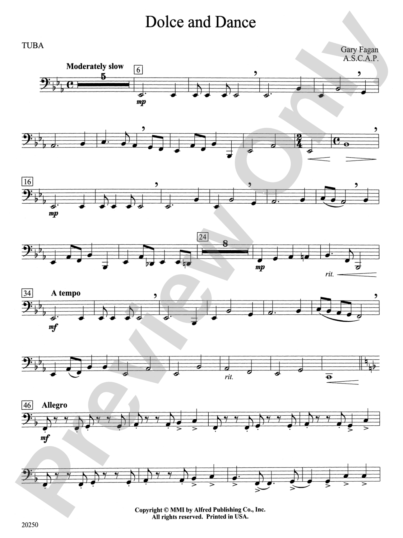 Dolce and Dance: Tuba