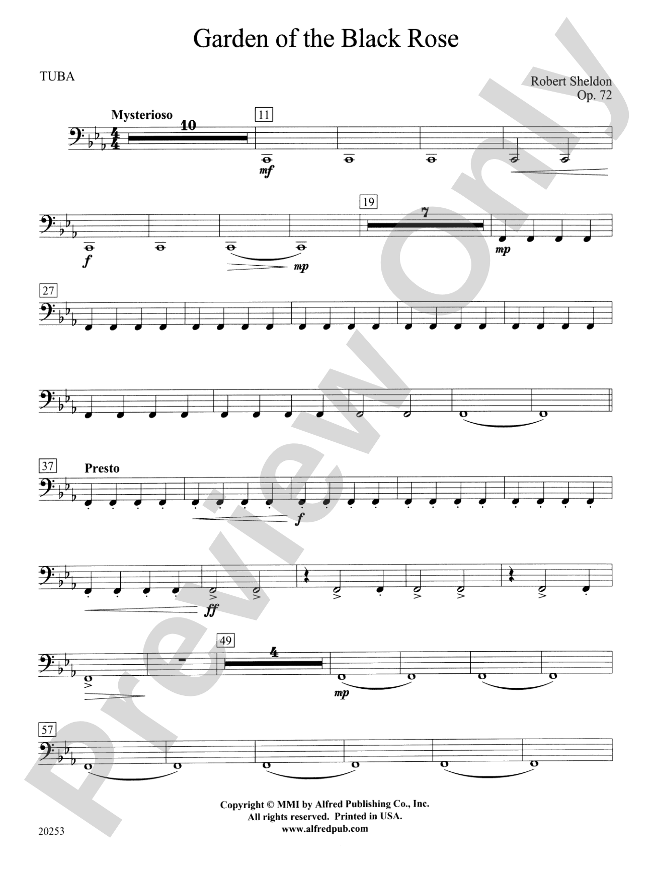 Garden of the Black Rose: Tuba
