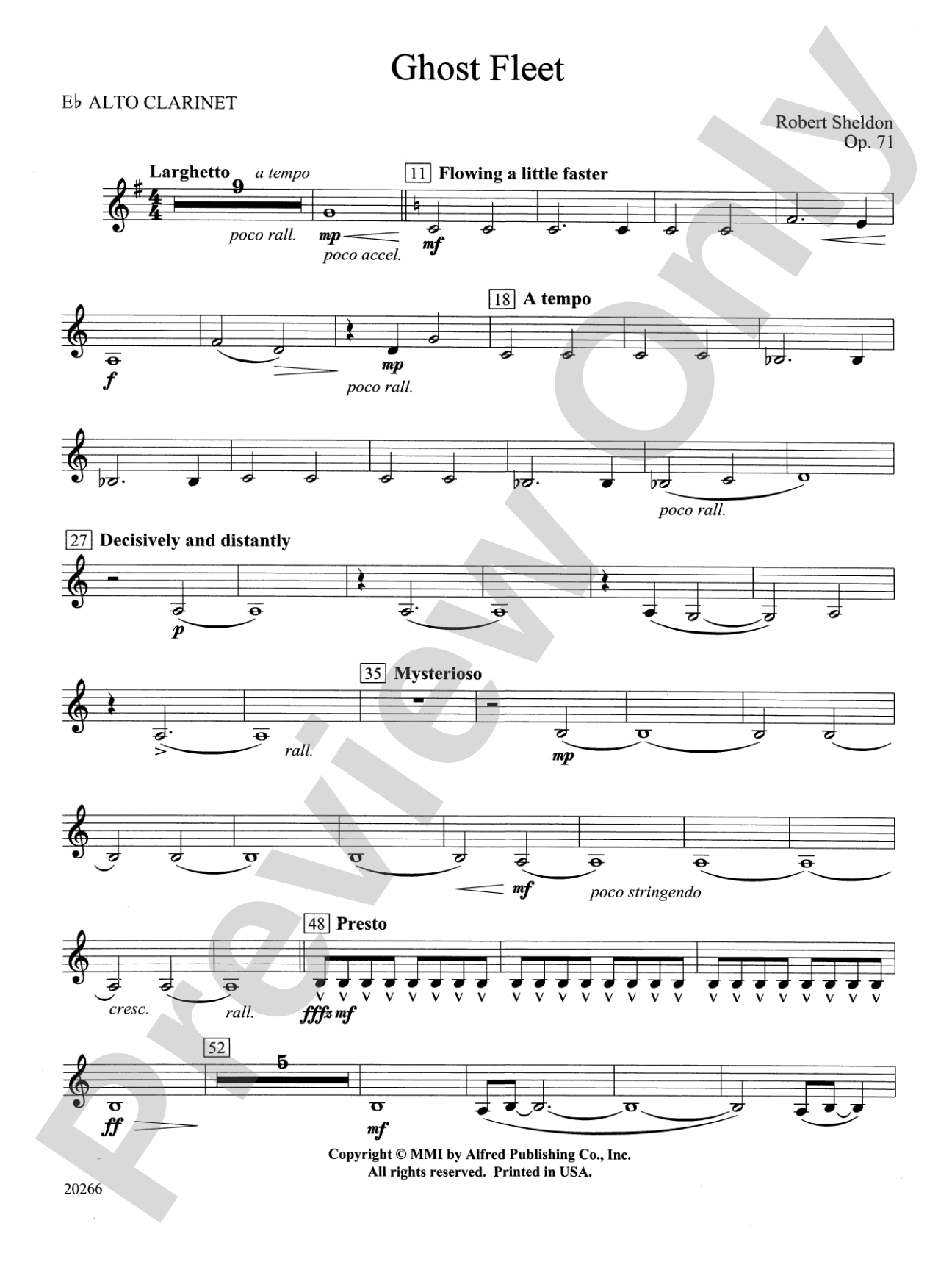 Ghost Fleet: E-flat Alto Clarinet