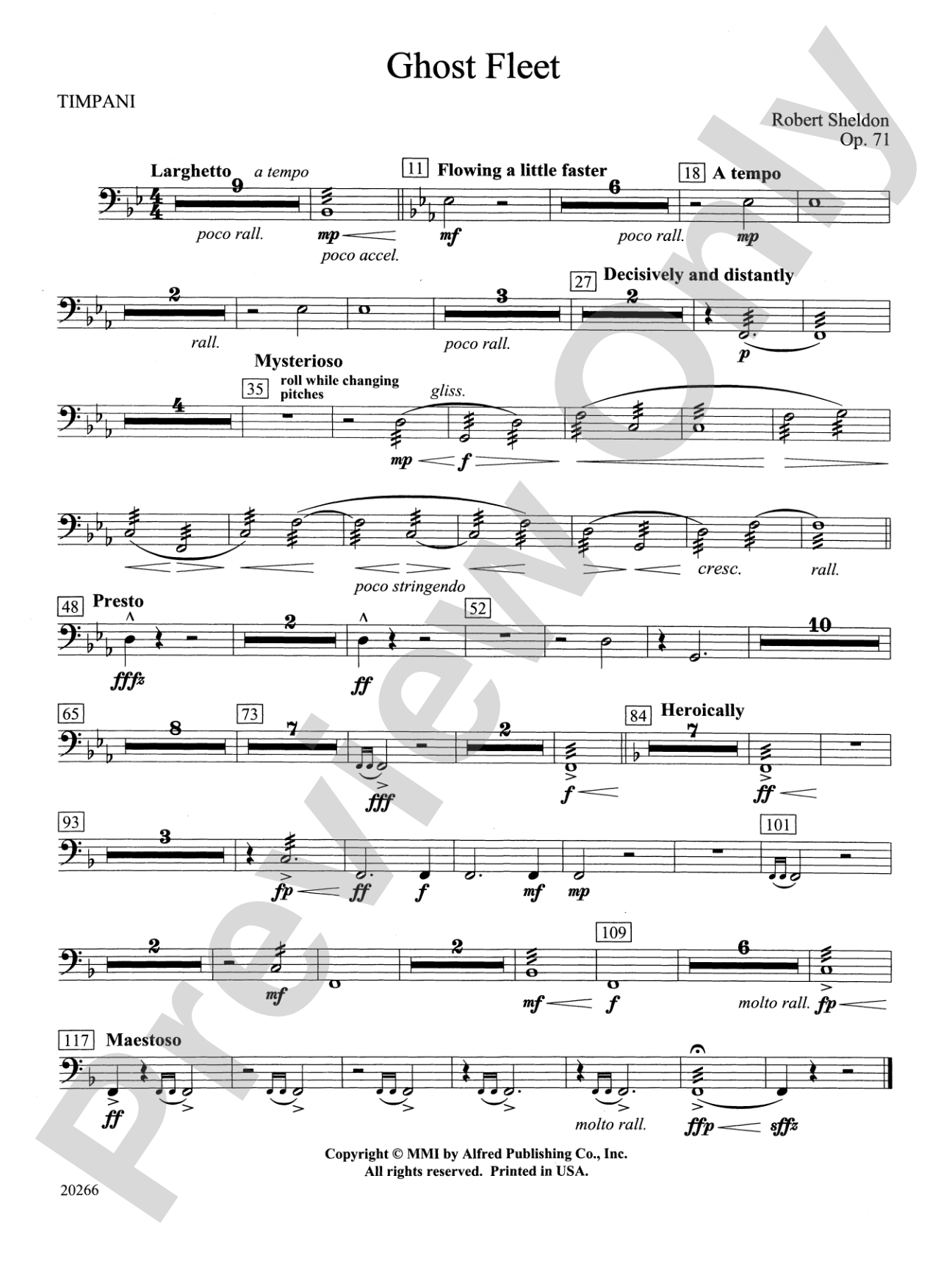 Ghost Fleet: Timpani