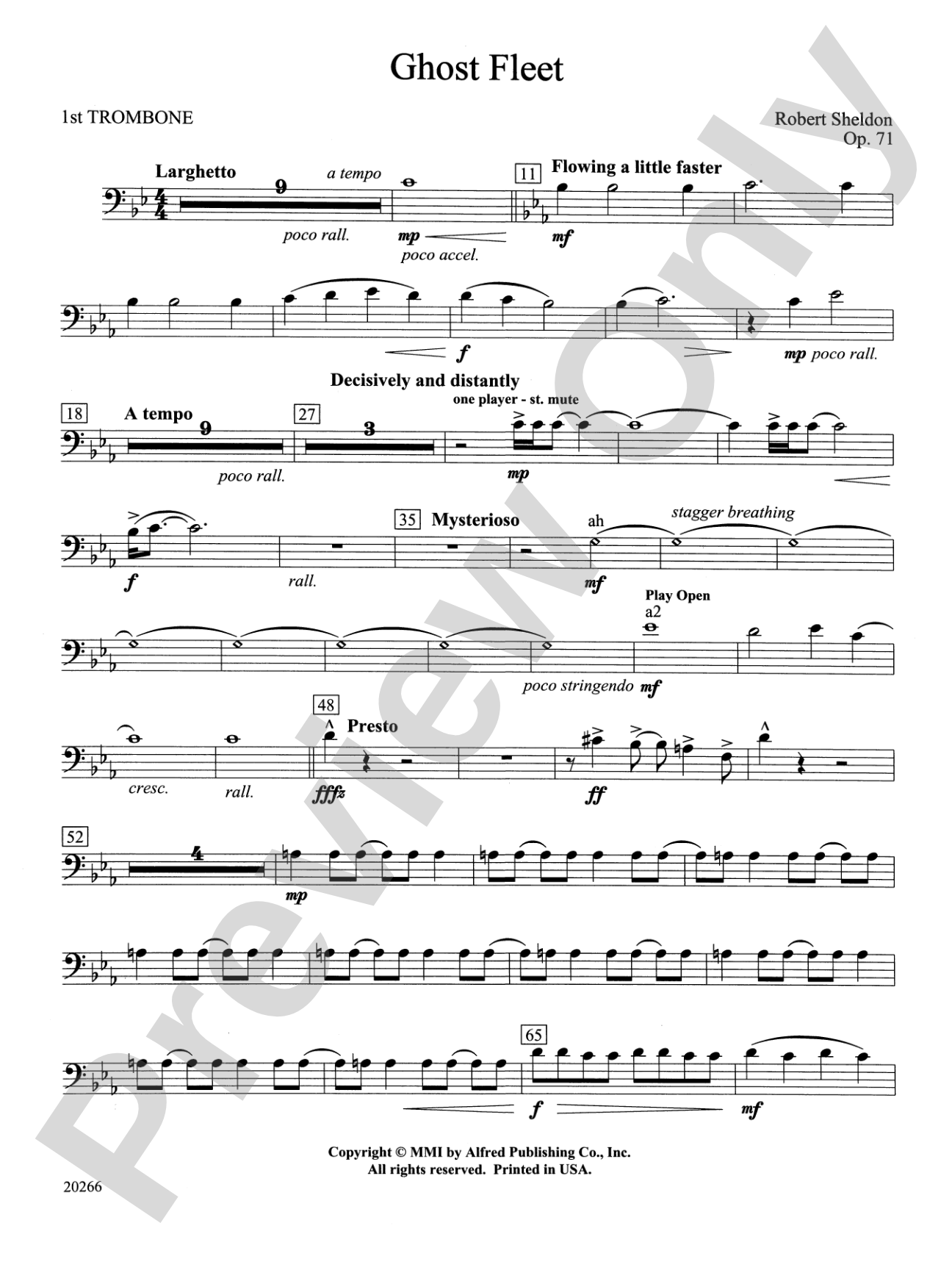 Ghost Fleet: 1st Trombone