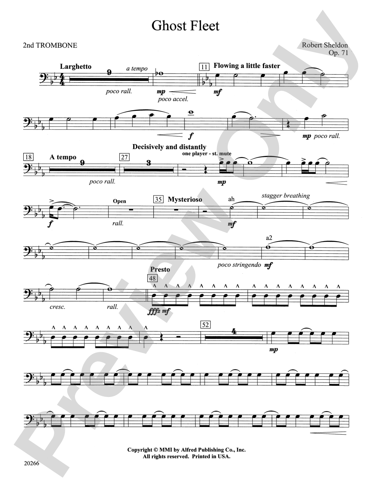 Ghost Fleet: 2nd Trombone