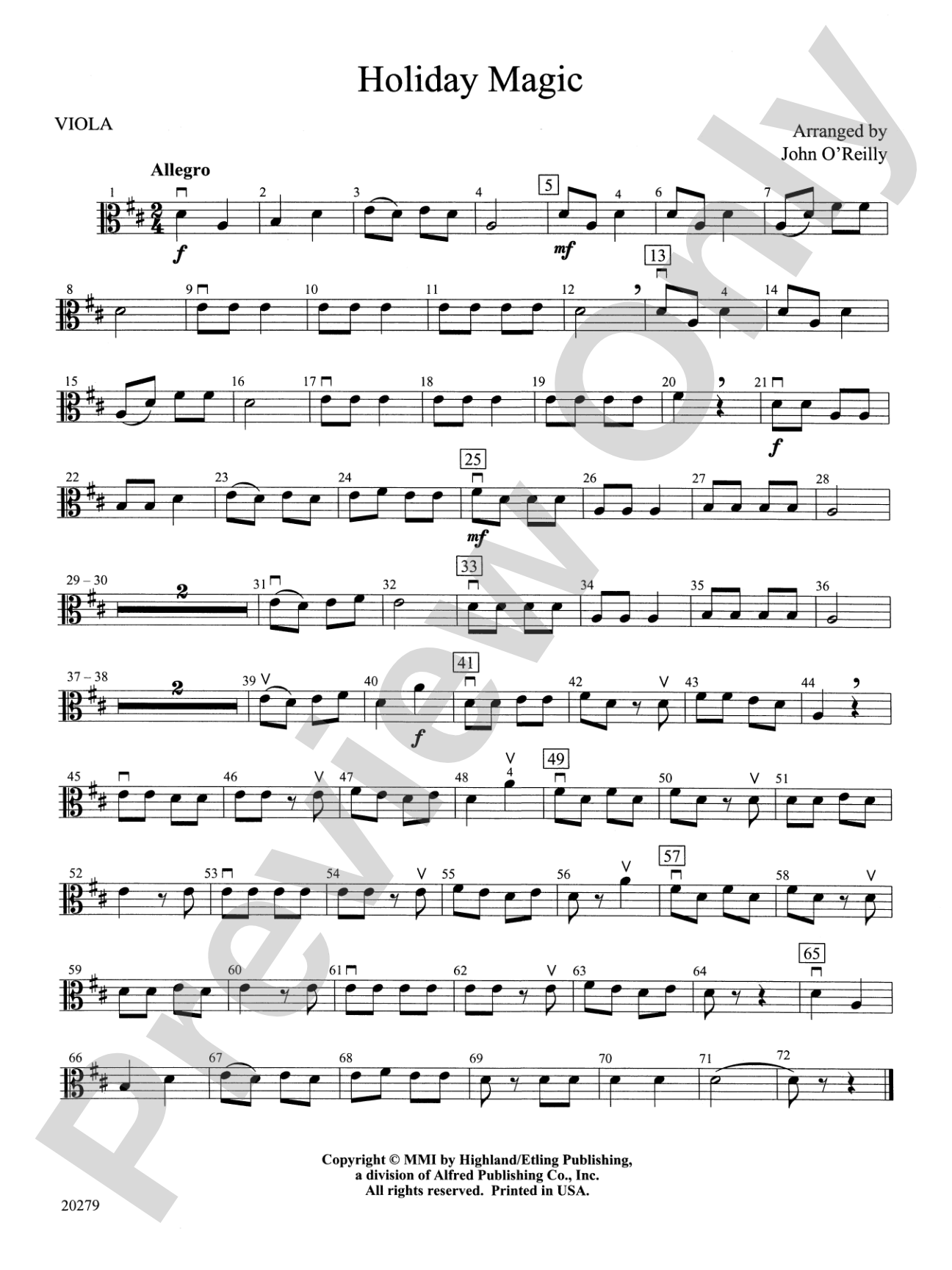 Holiday Magic: Viola
