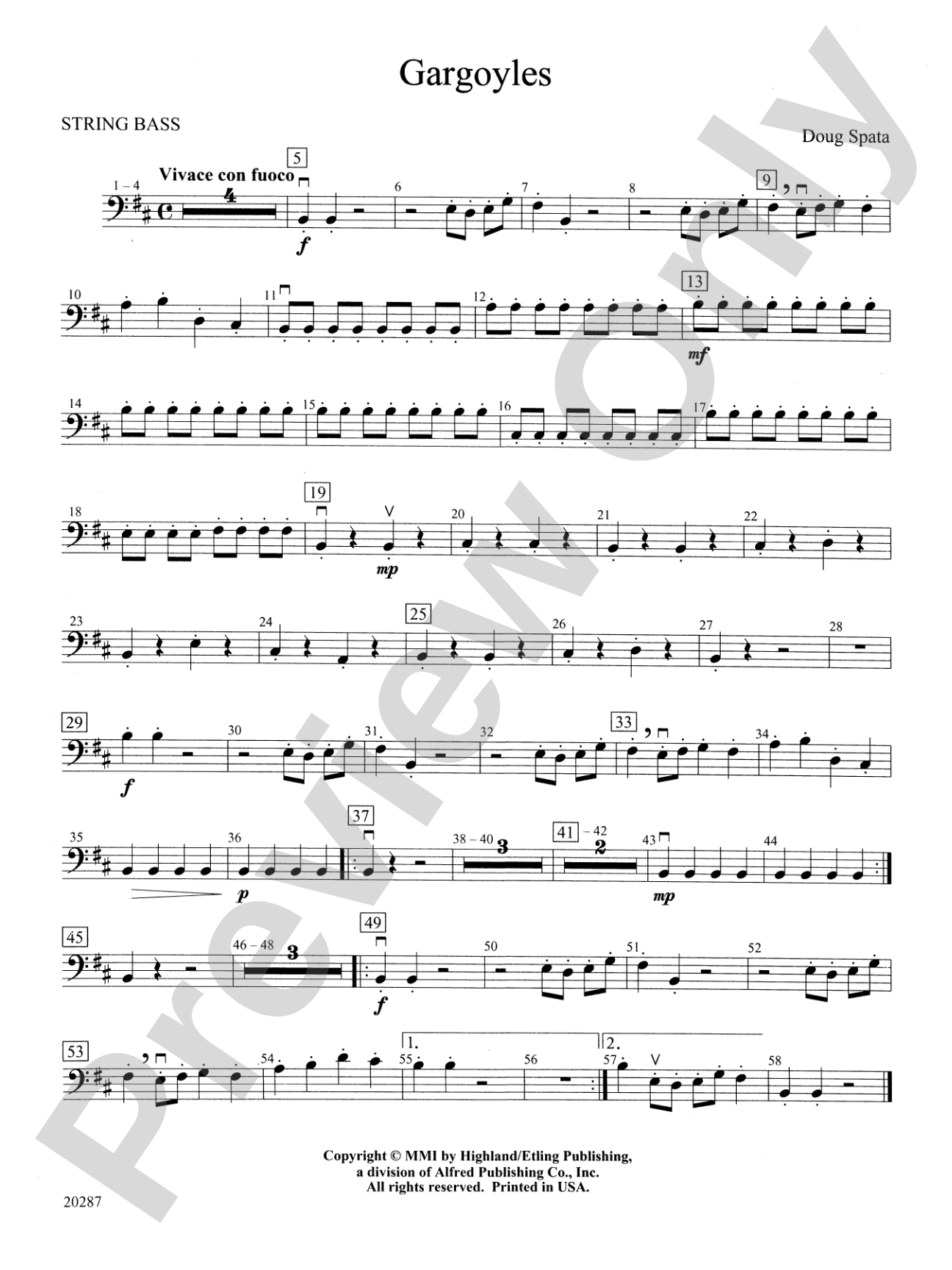 Gargoyles: String Bass