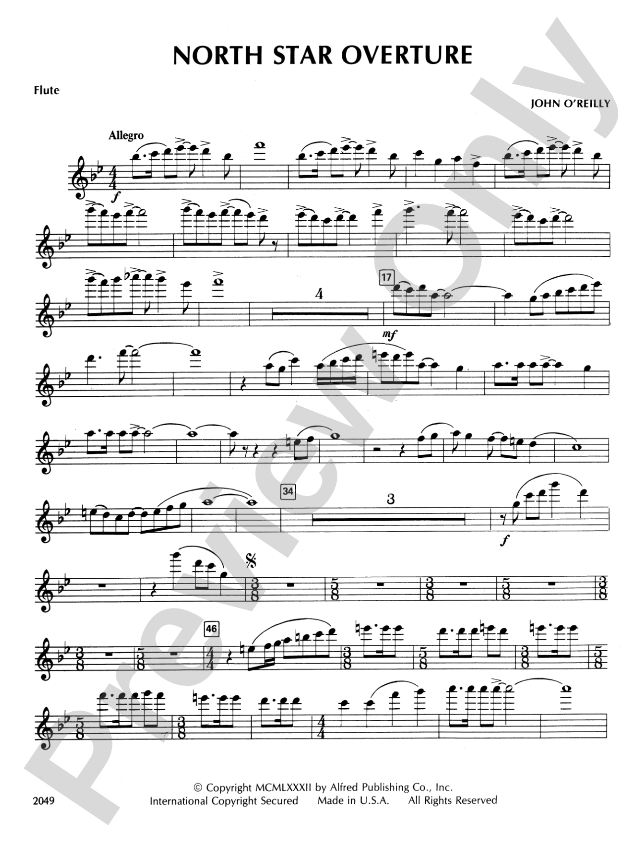 North Star Overture: Flute