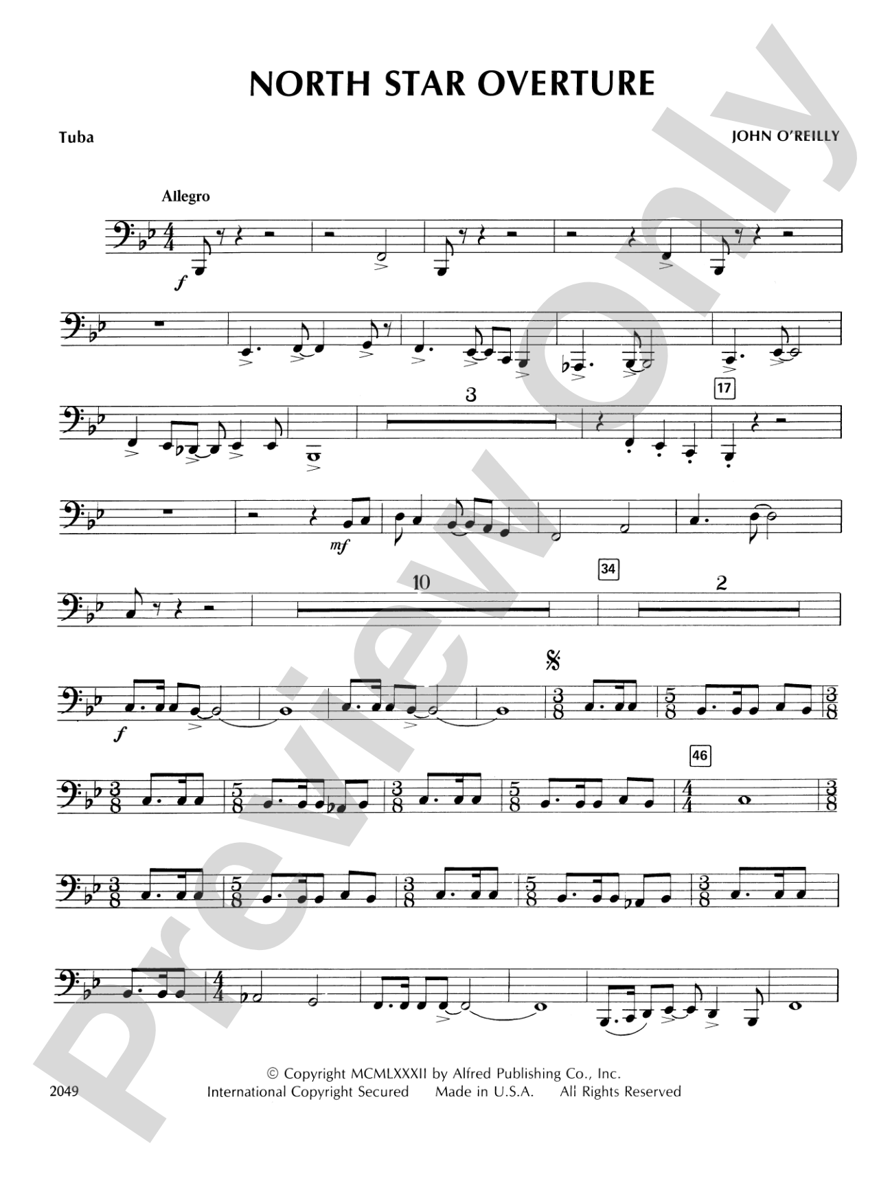 North Star Overture: Tuba