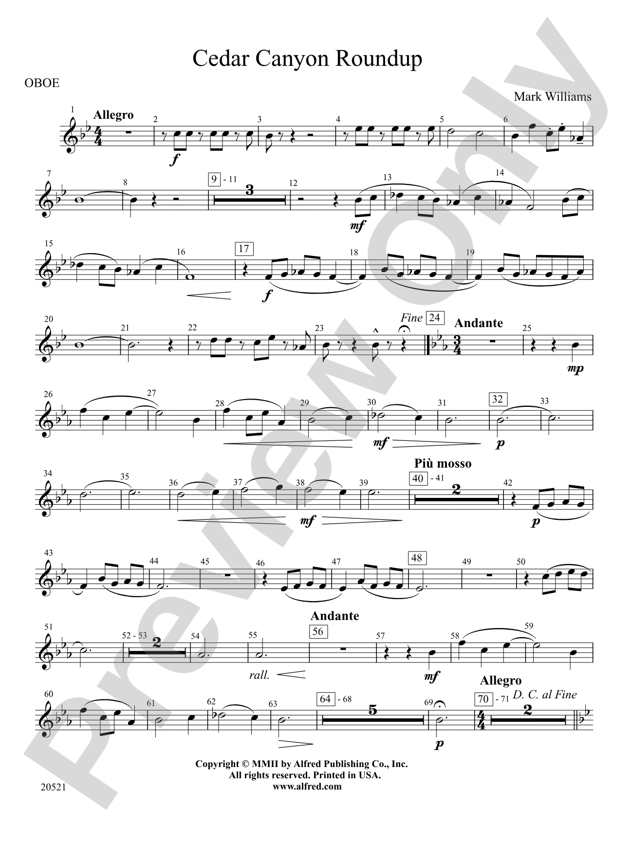 Cedar Canyon Roundup: Oboe