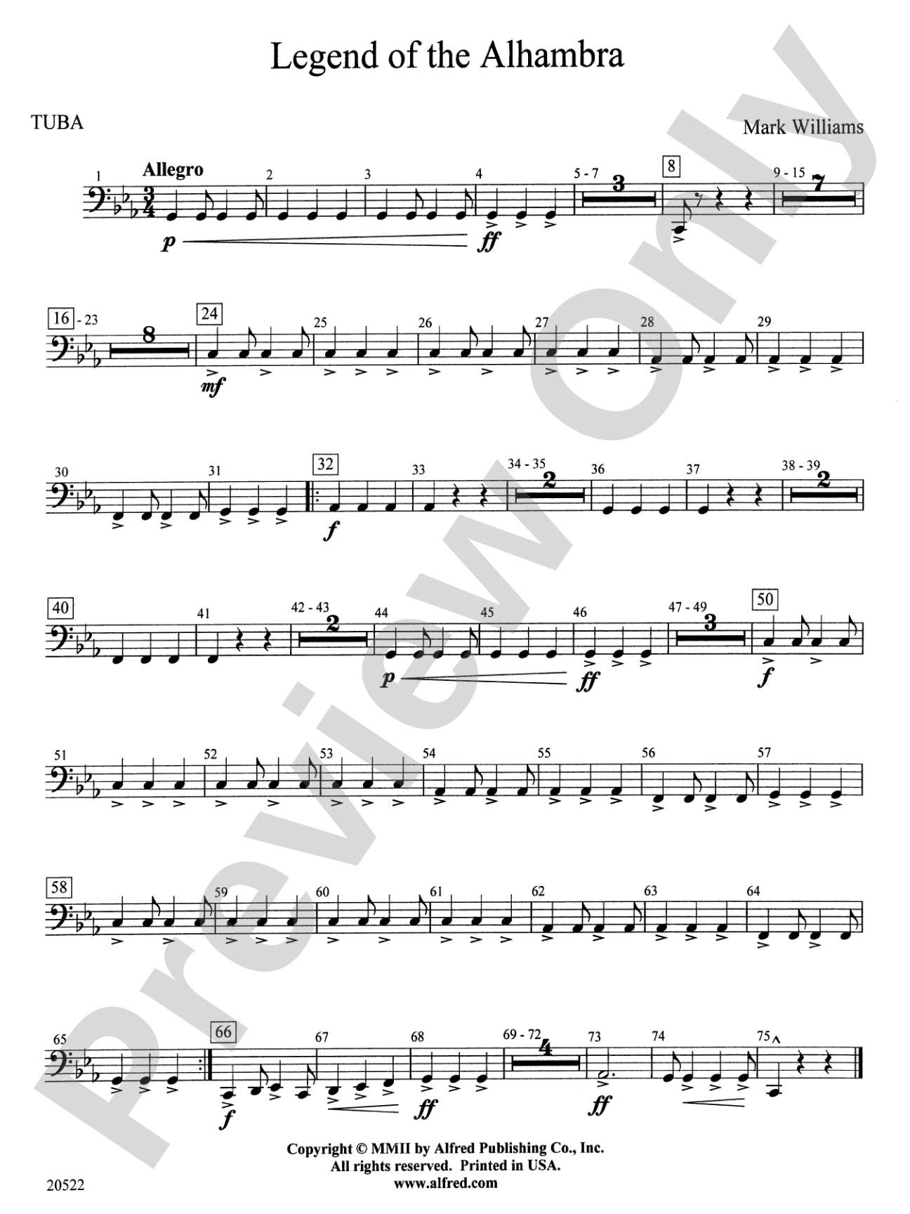 Legend of the Alhambra: Tuba
