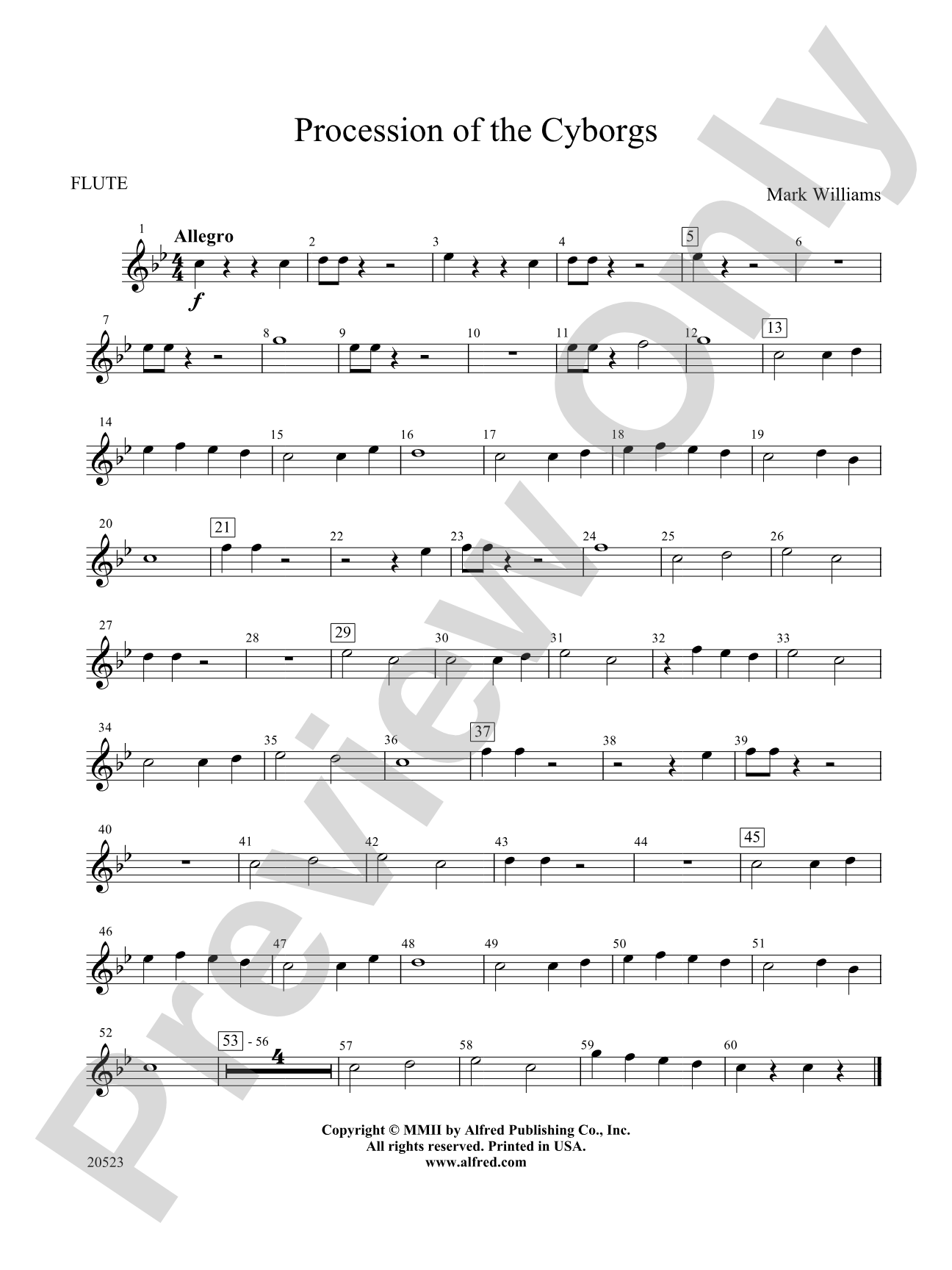 Procession of the Cyborgs: Flute
