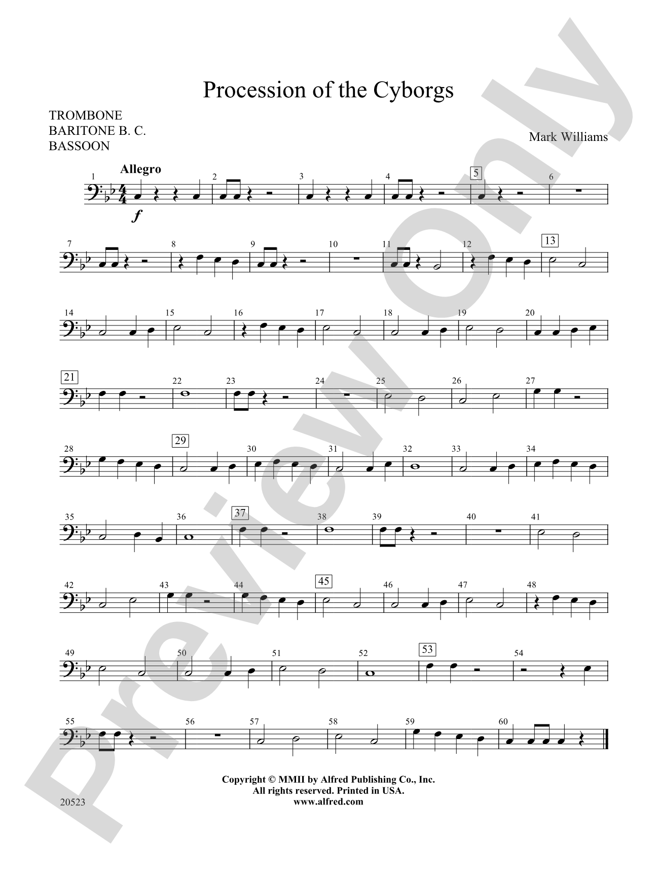 Procession of the Cyborgs: 1st Trombone