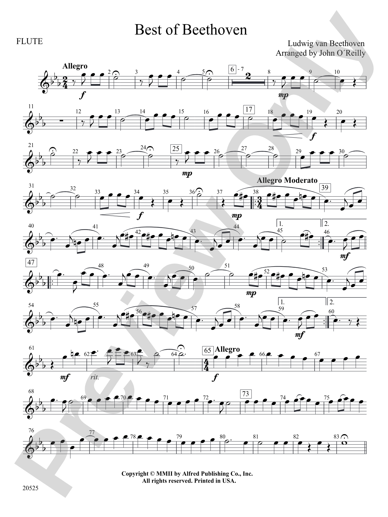 Best of Beethoven: Flute