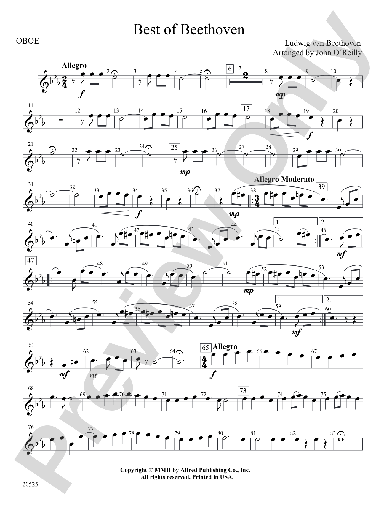 Best of Beethoven: Oboe