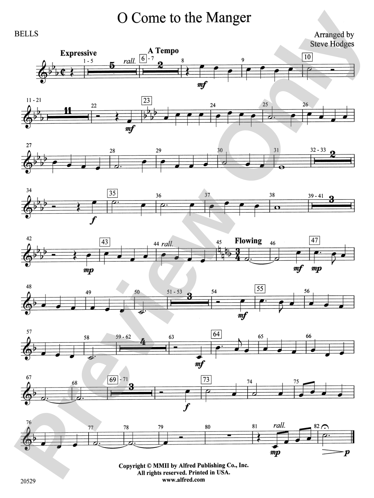 O Come to the Manger: Bells