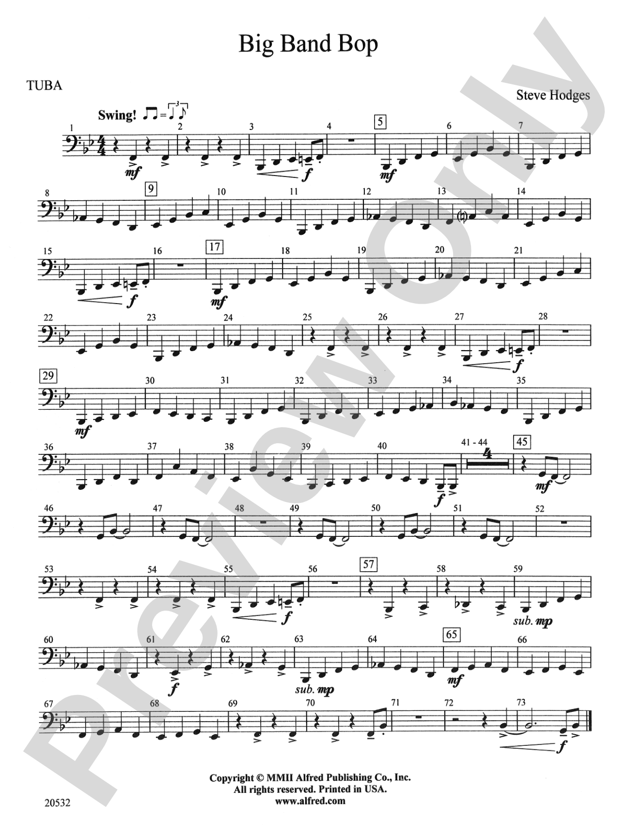 Big Band Bop: Tuba
