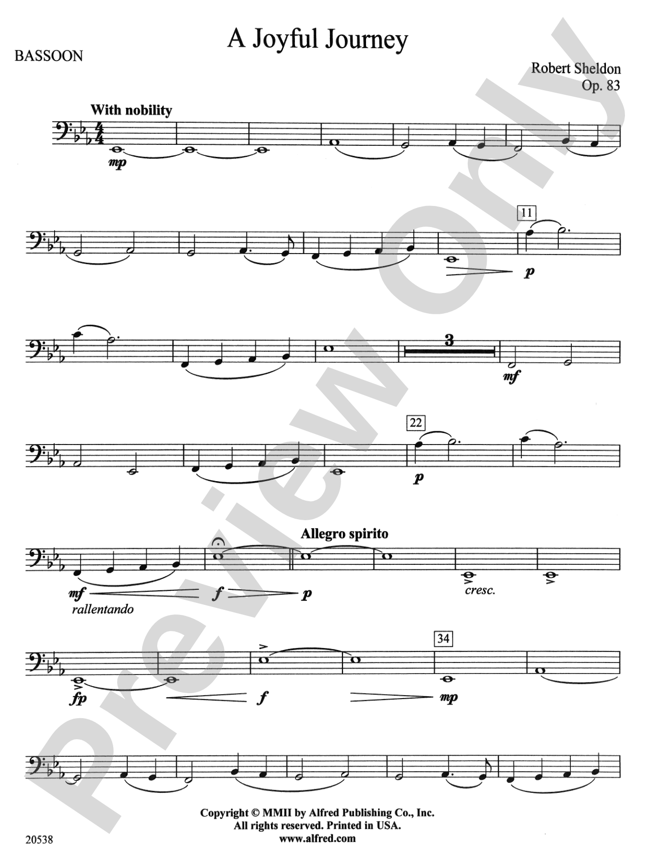 A Joyful Journey: Bassoon