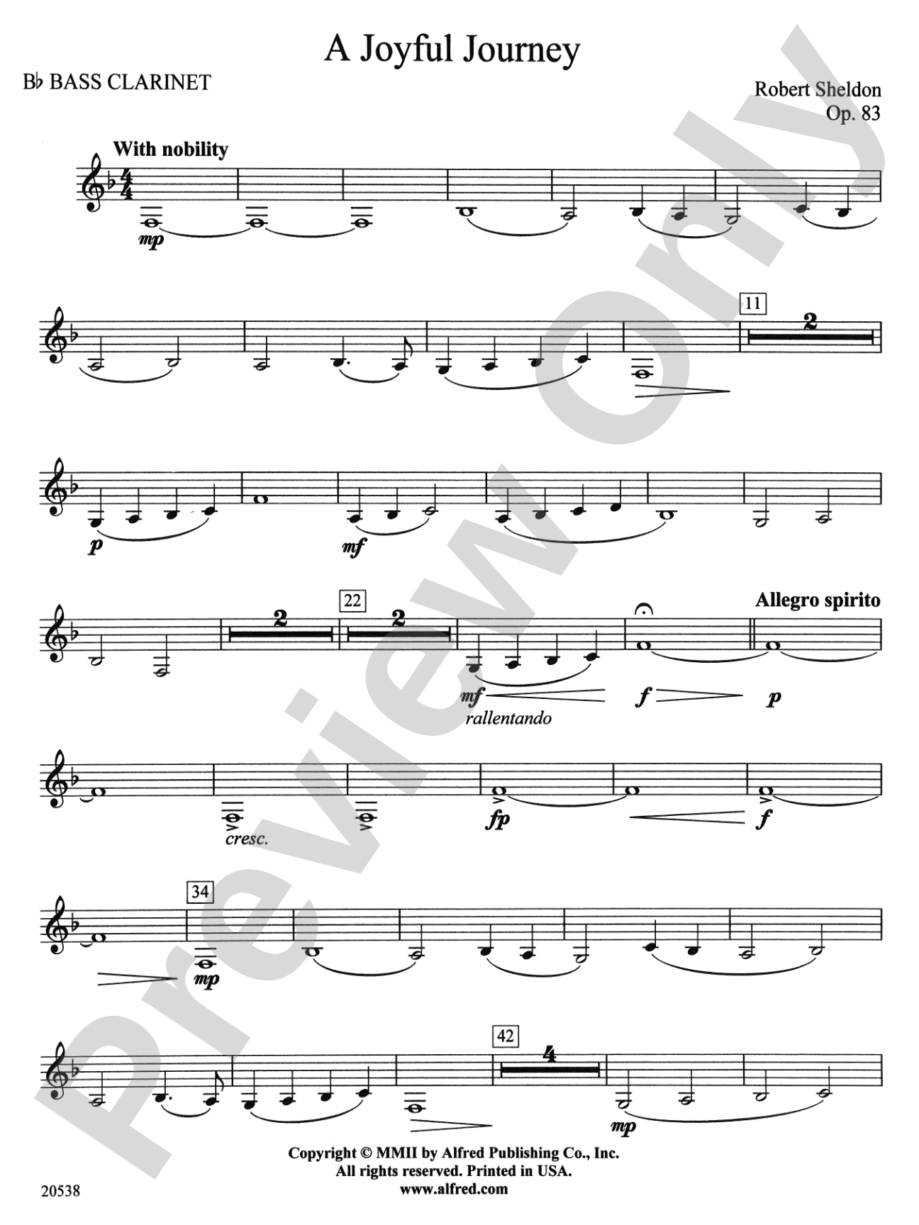 A Joyful Journey: B-flat Bass Clarinet