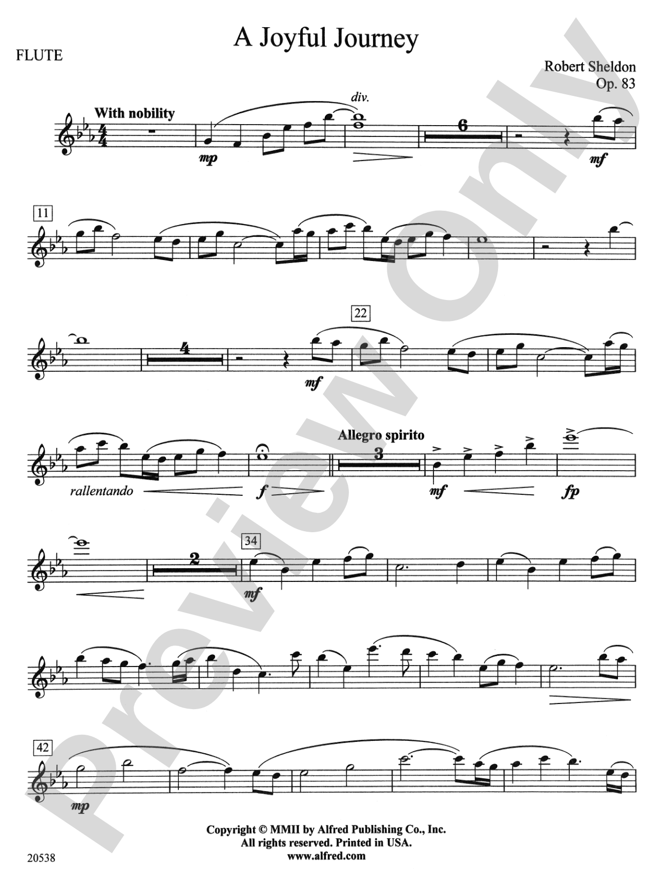 A Joyful Journey: Flute