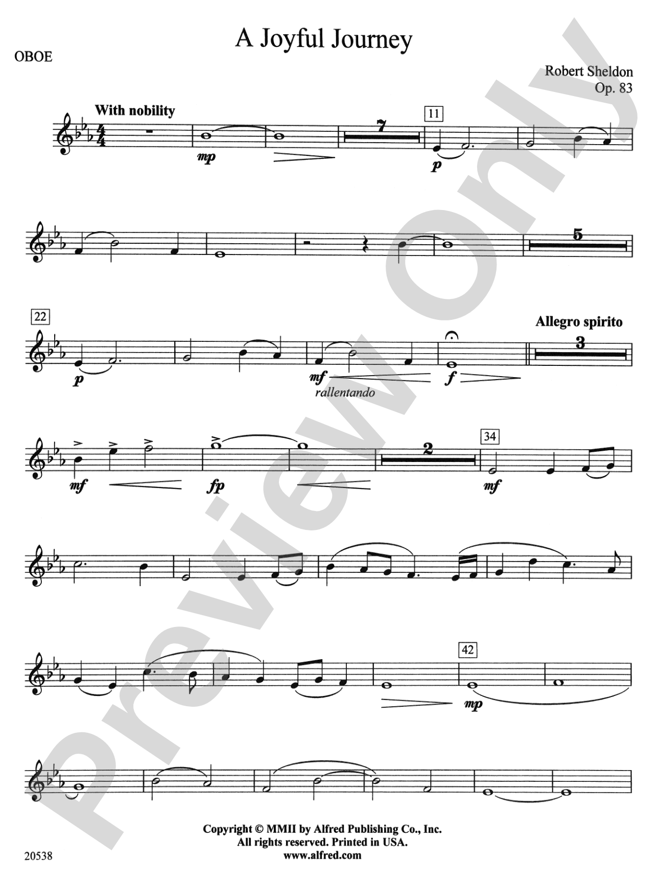 A Joyful Journey: Oboe