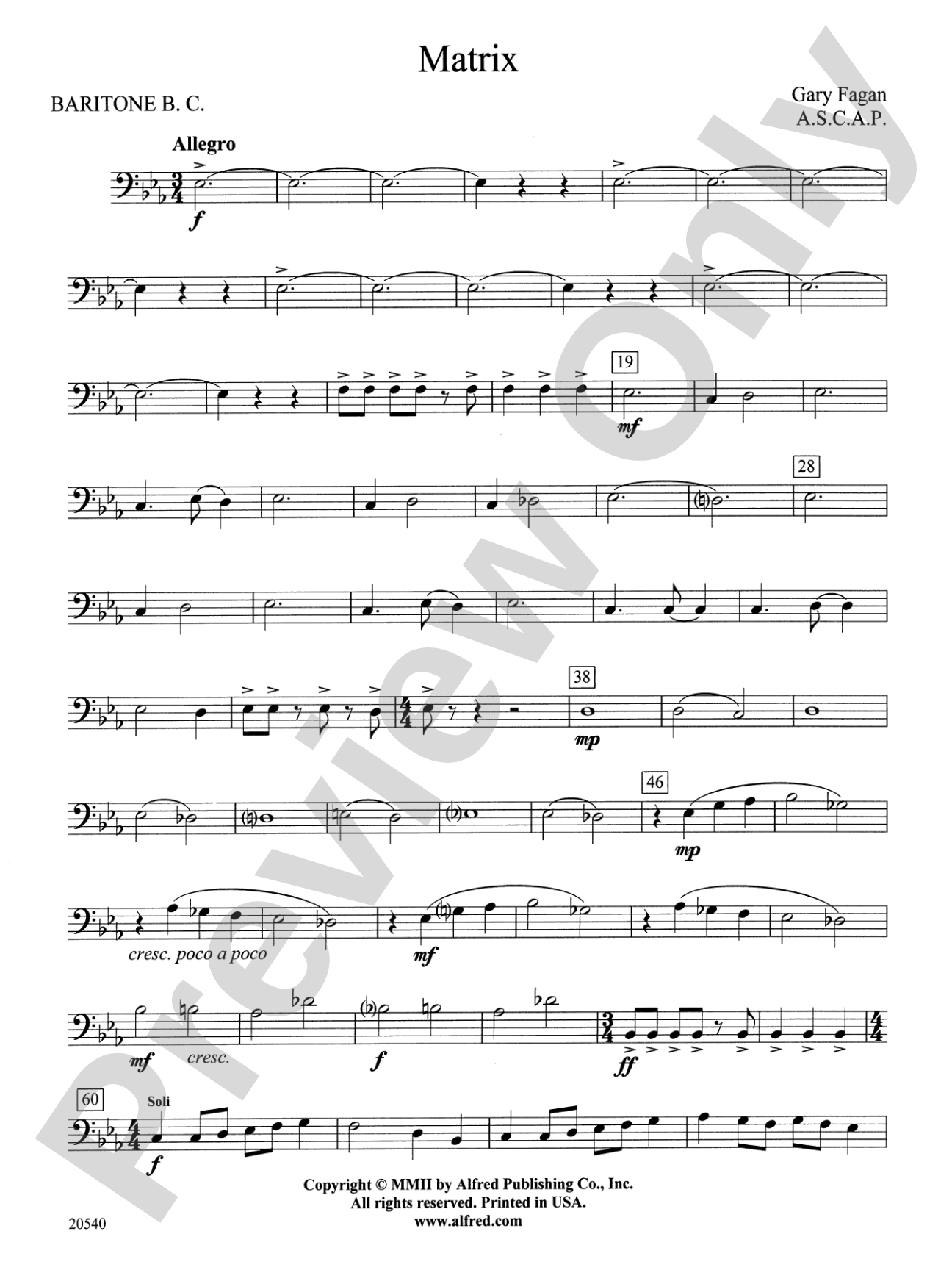 Matrix: Baritone B.C.