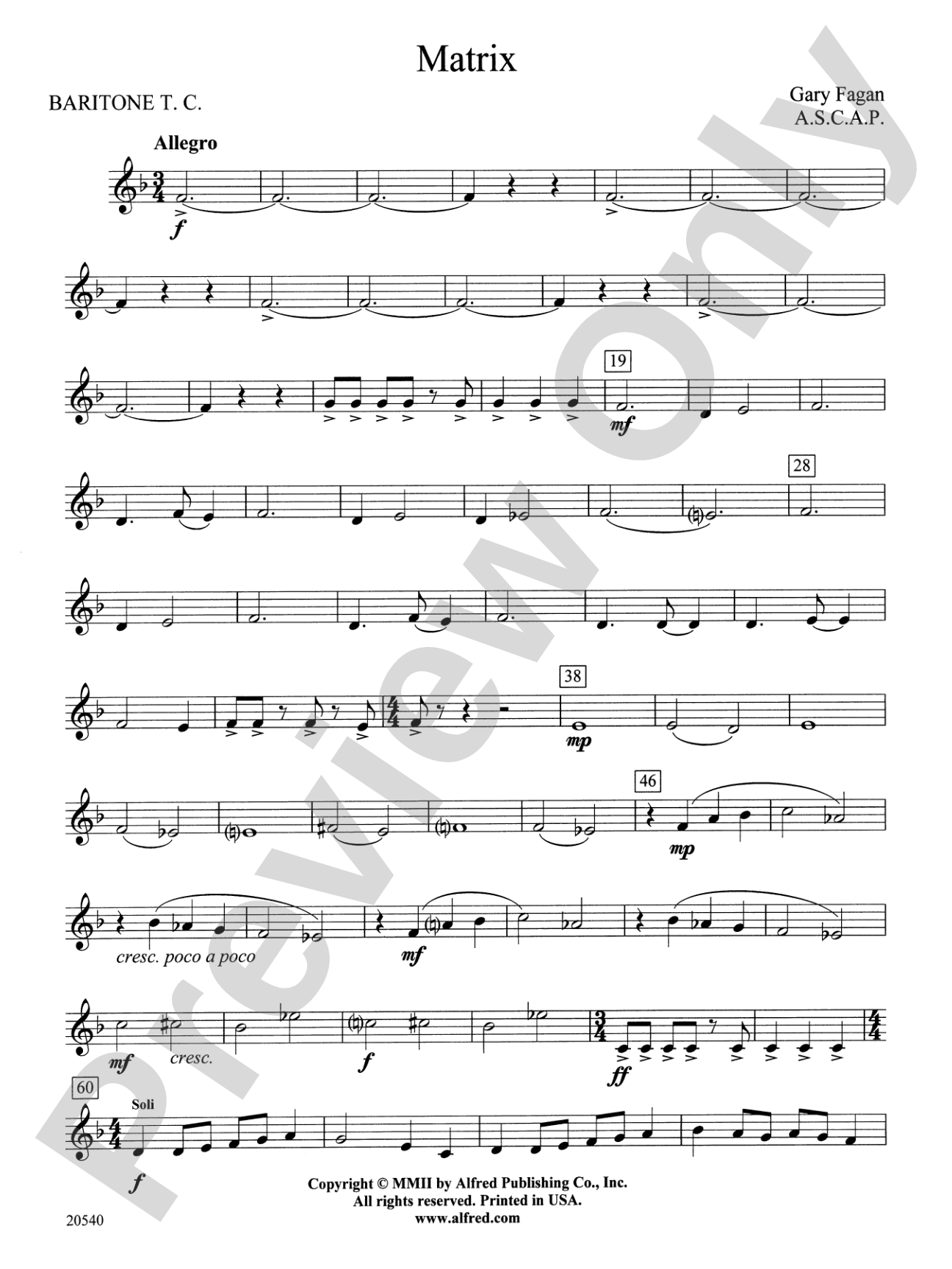 Matrix: Baritone T.C.