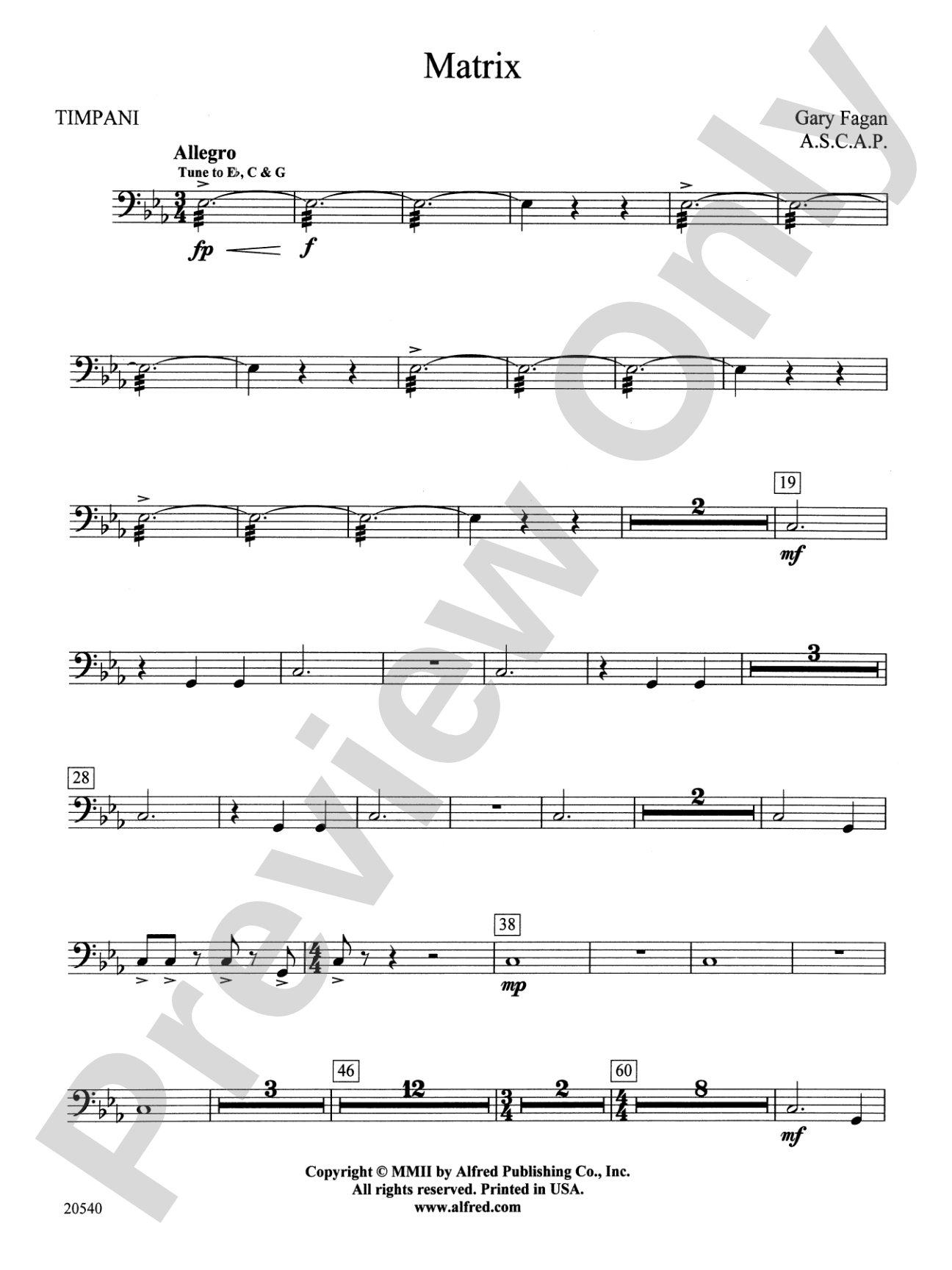 Matrix: Timpani