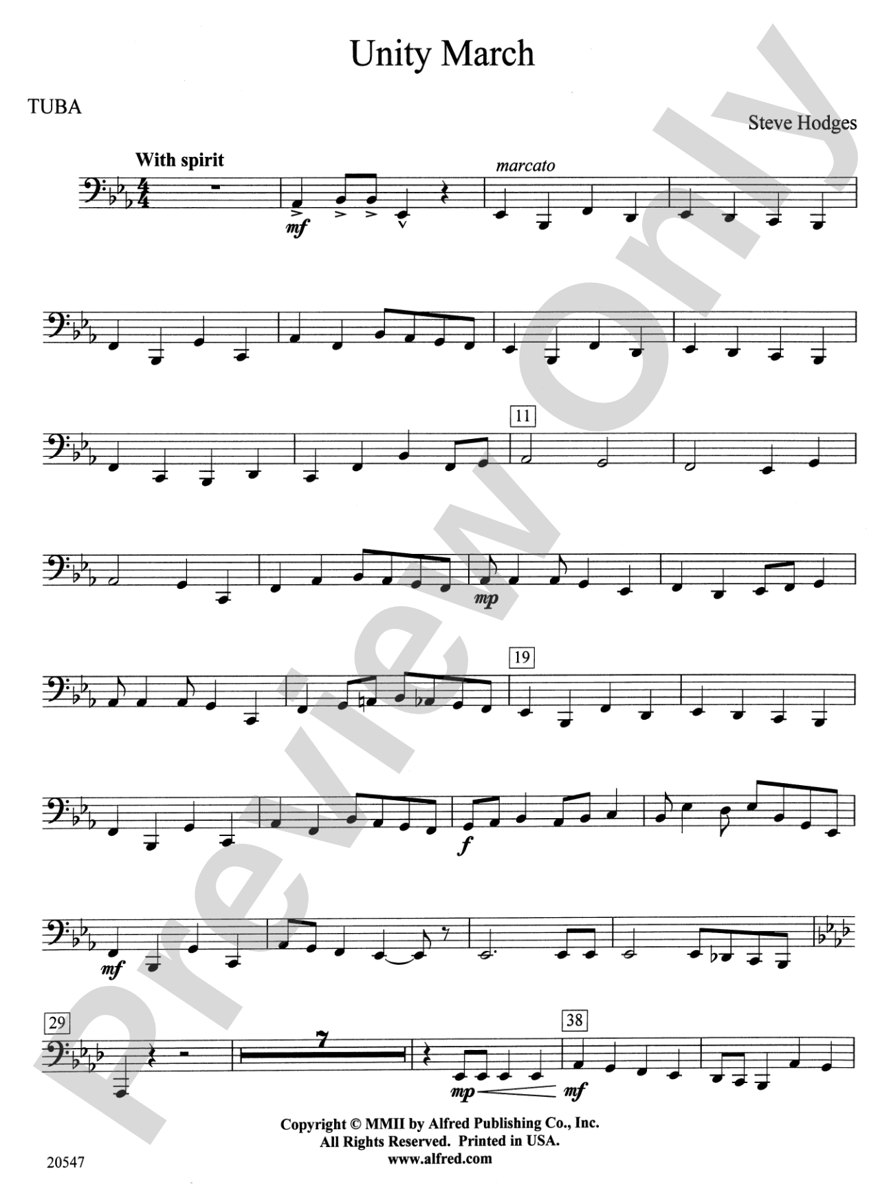 Unity March: Tuba