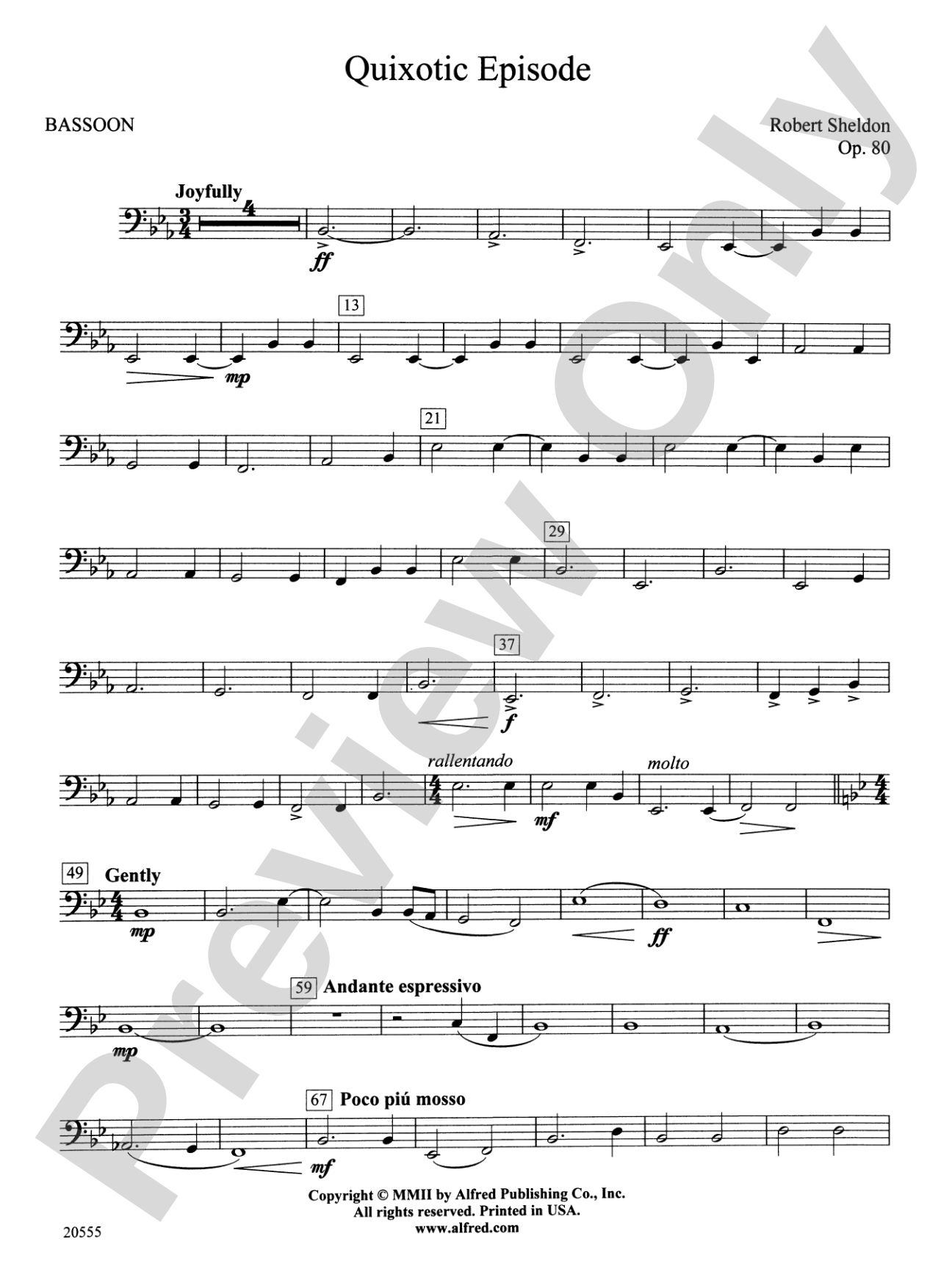 Quixotic Episode: Bassoon