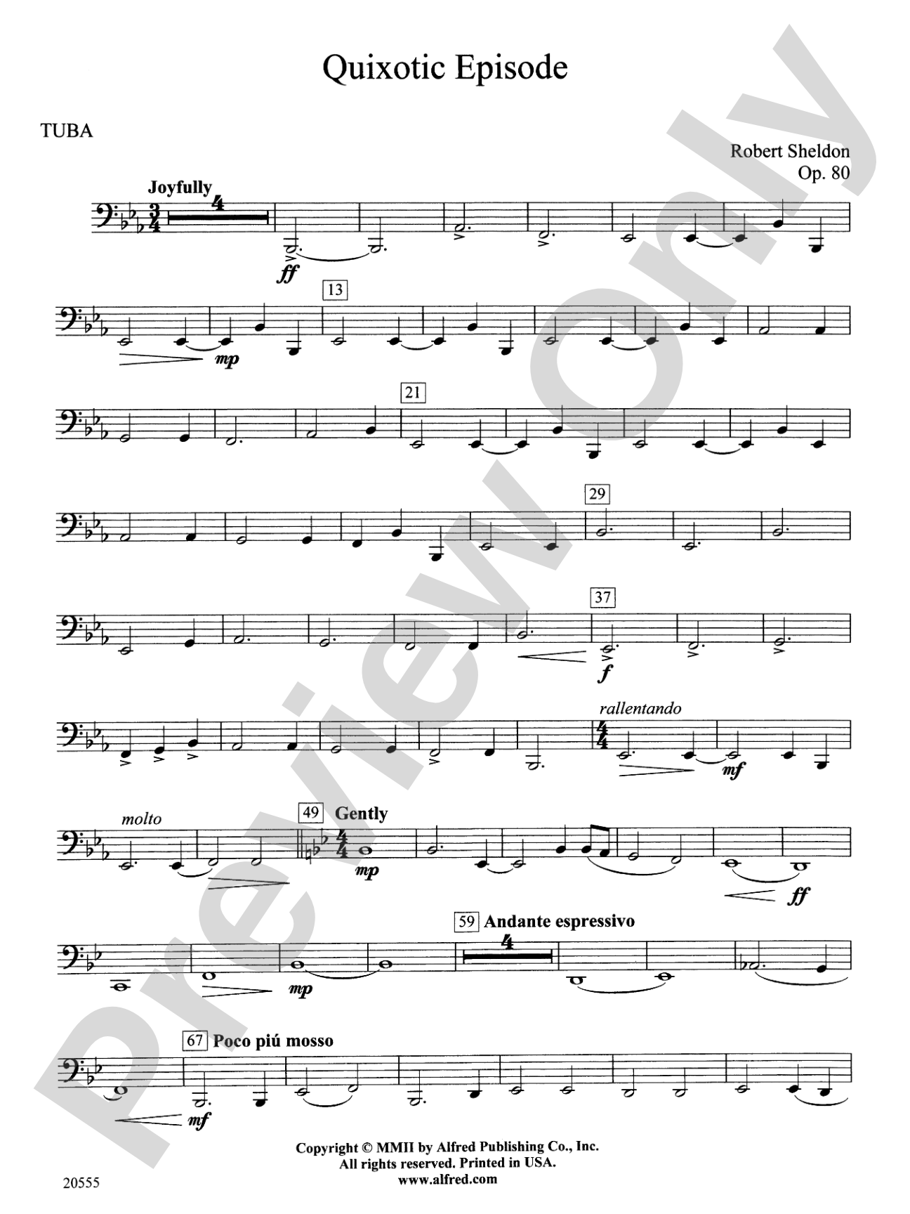 Quixotic Episode: Tuba