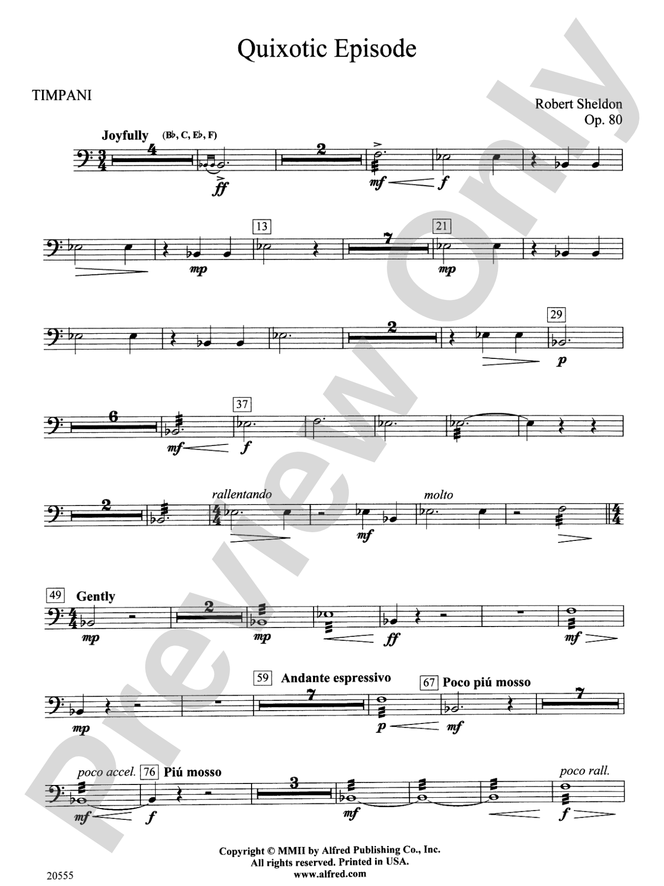 Quixotic Episode: Timpani