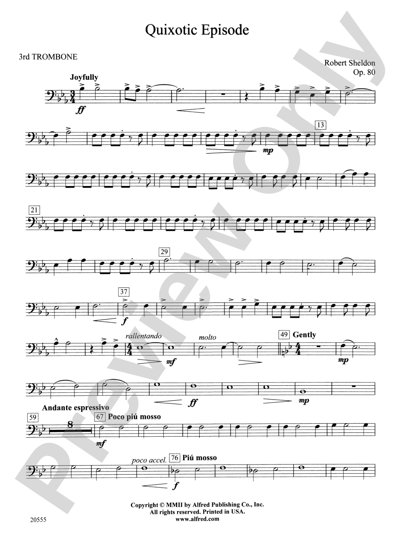 Quixotic Episode: 3rd Trombone