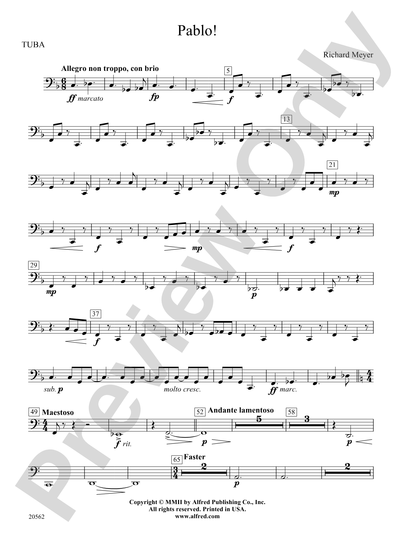 Pablo!: Tuba